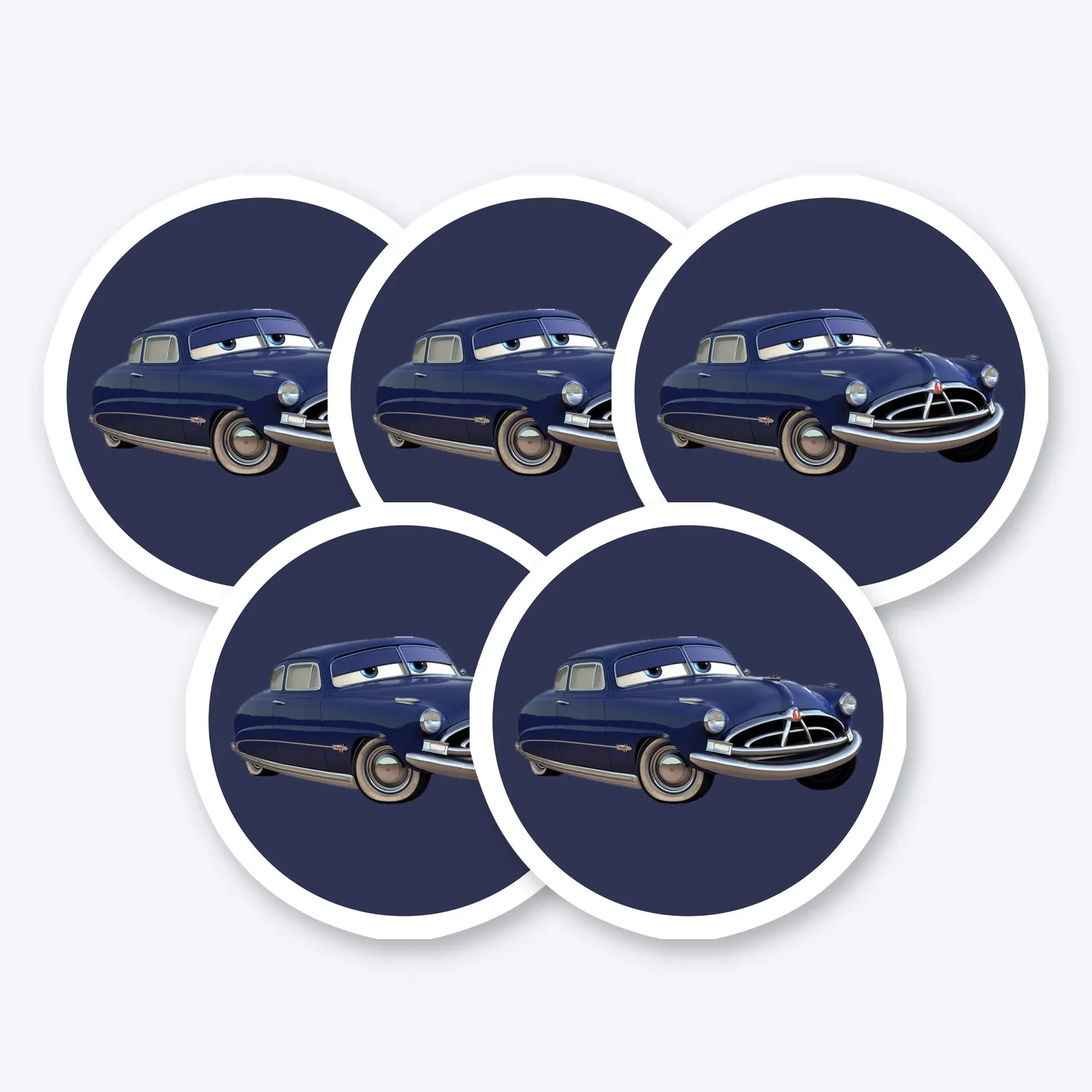 Cars Doc Hudson Aufkleber Set
