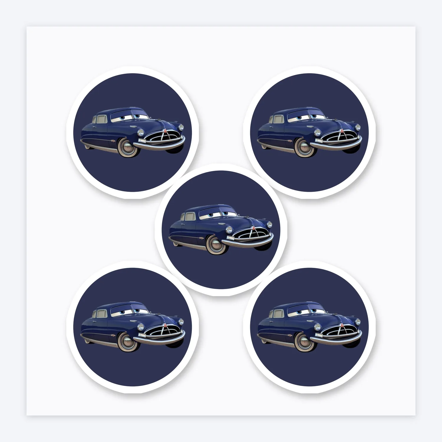Cars Doc Hudson Aufkleber Set