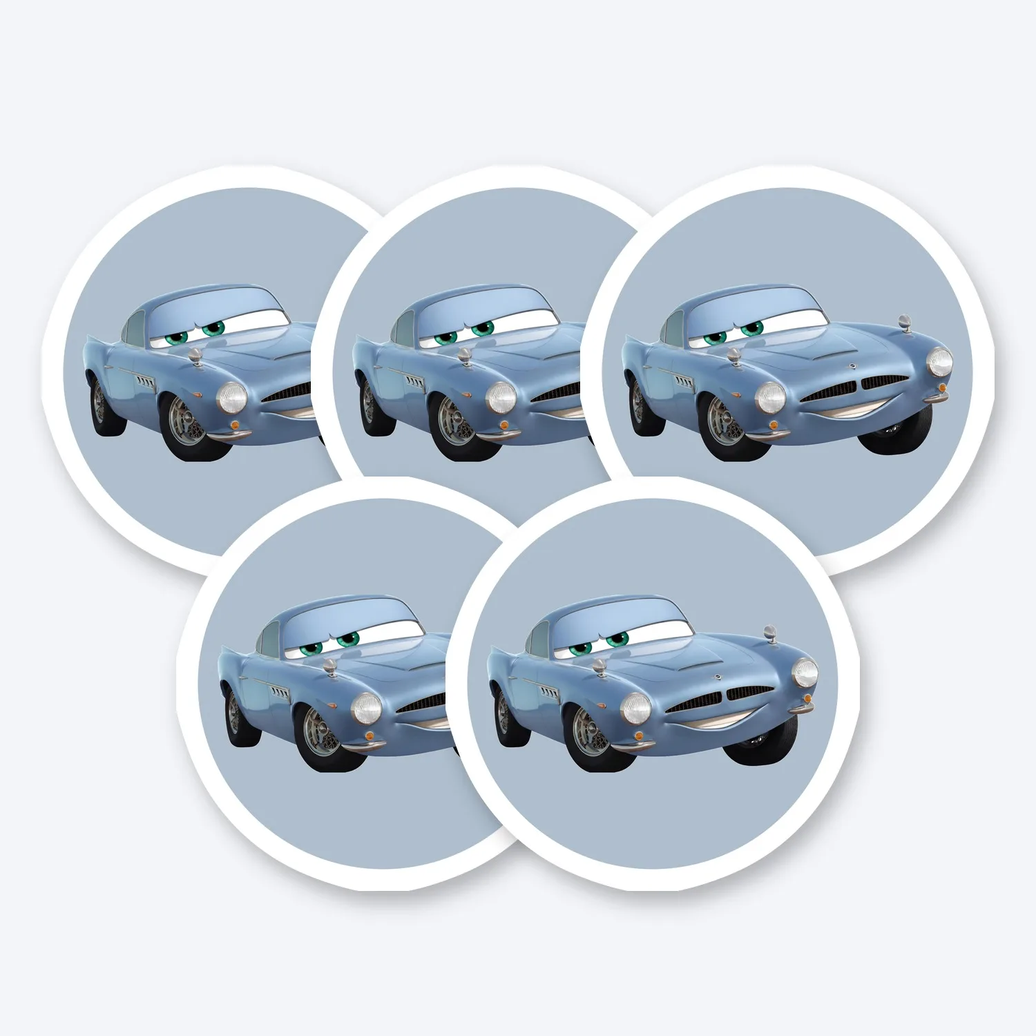 Cars Finn McMissile Aufkleber Set