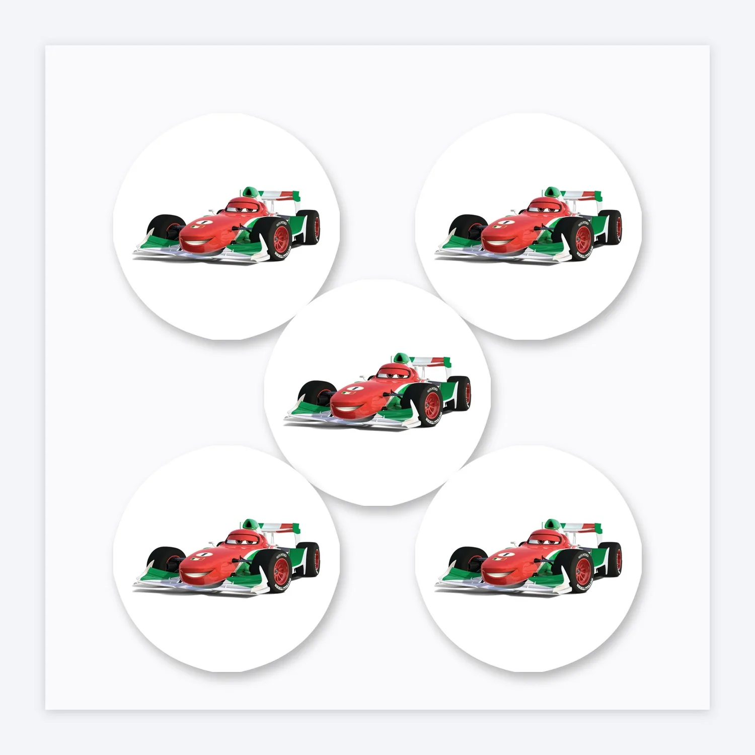 Cars Francesco Bernoulli Aufkleber Set III