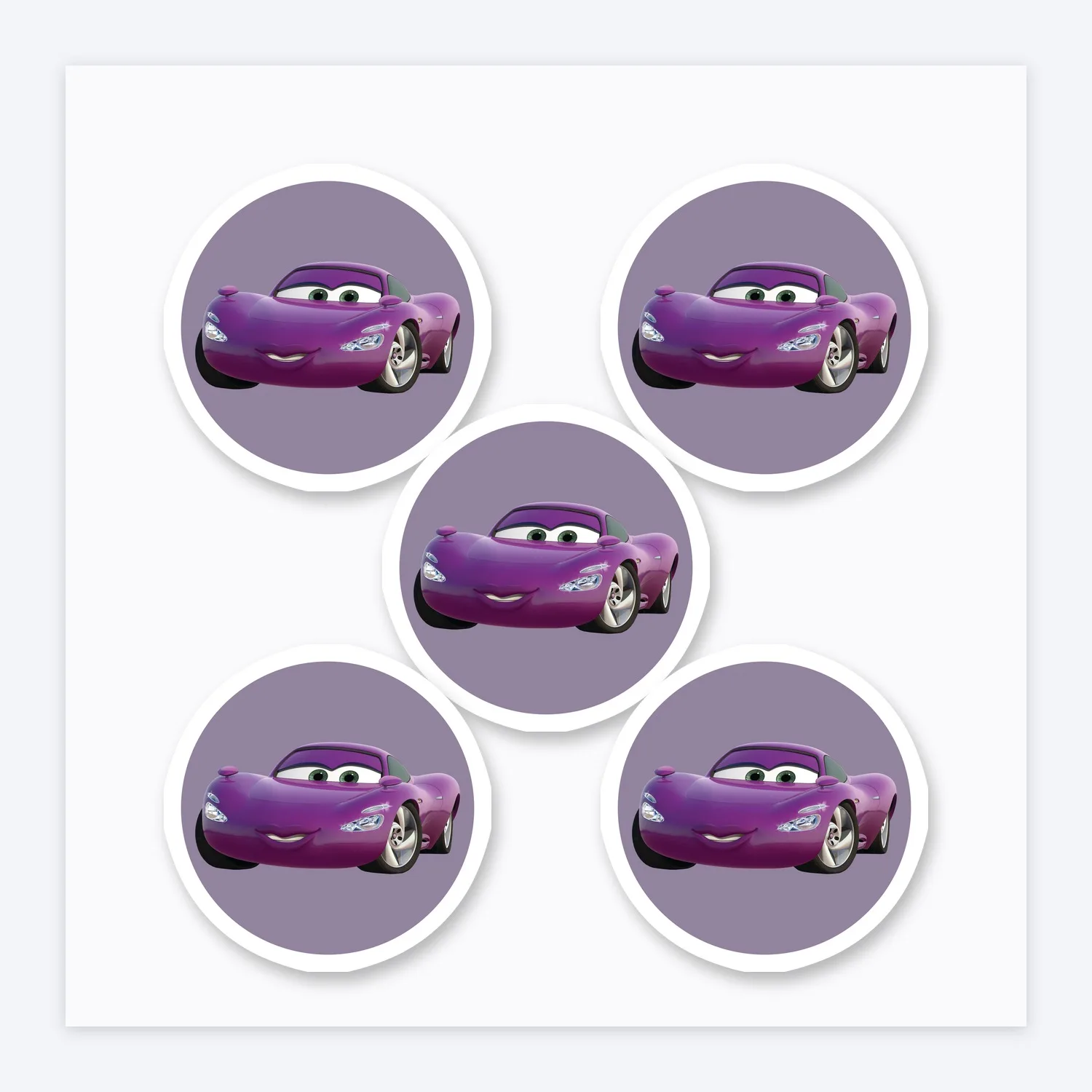 Cars Holley Shiftwell Aufkleber Set