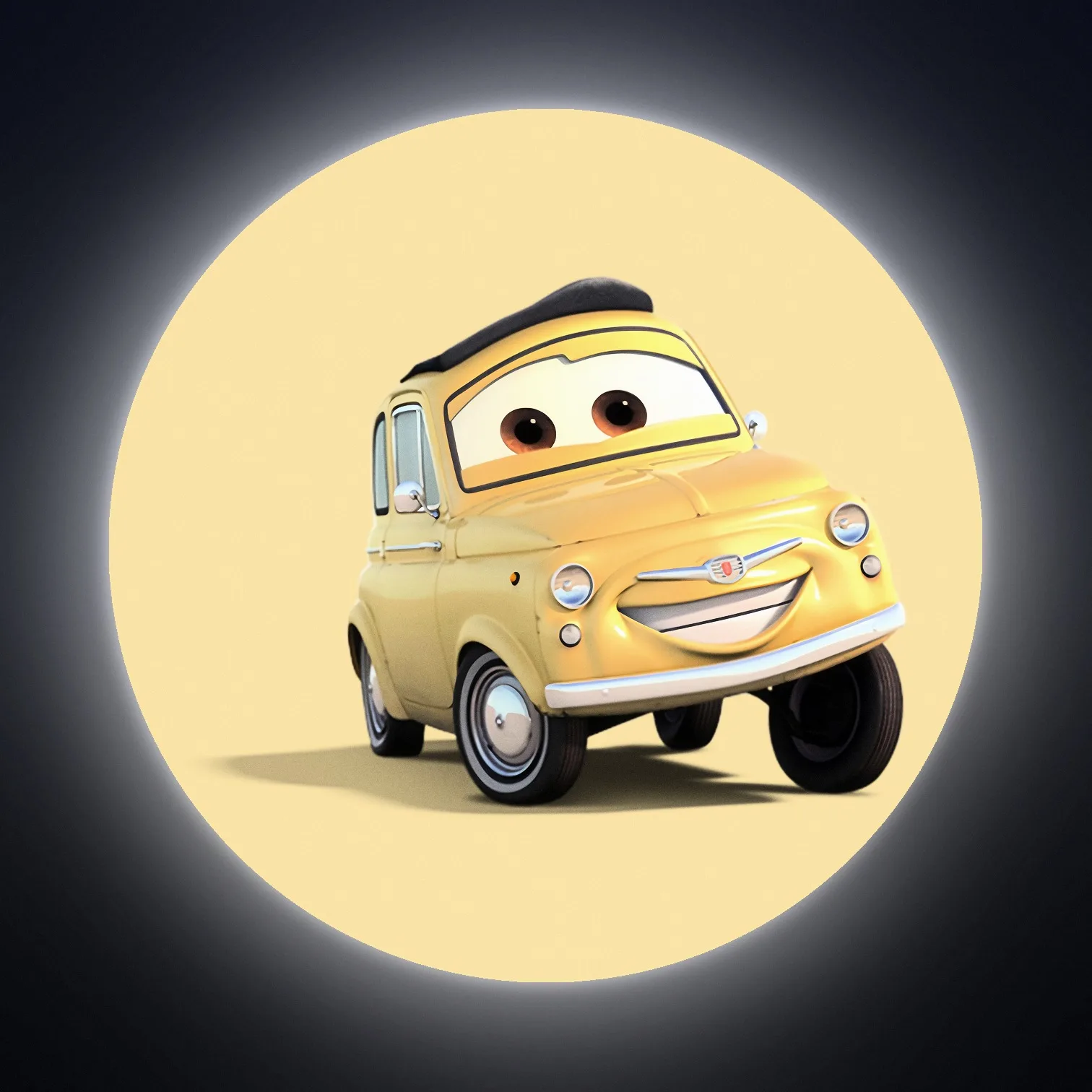 Cars Luigi Fiat 500 LED-Leuchte