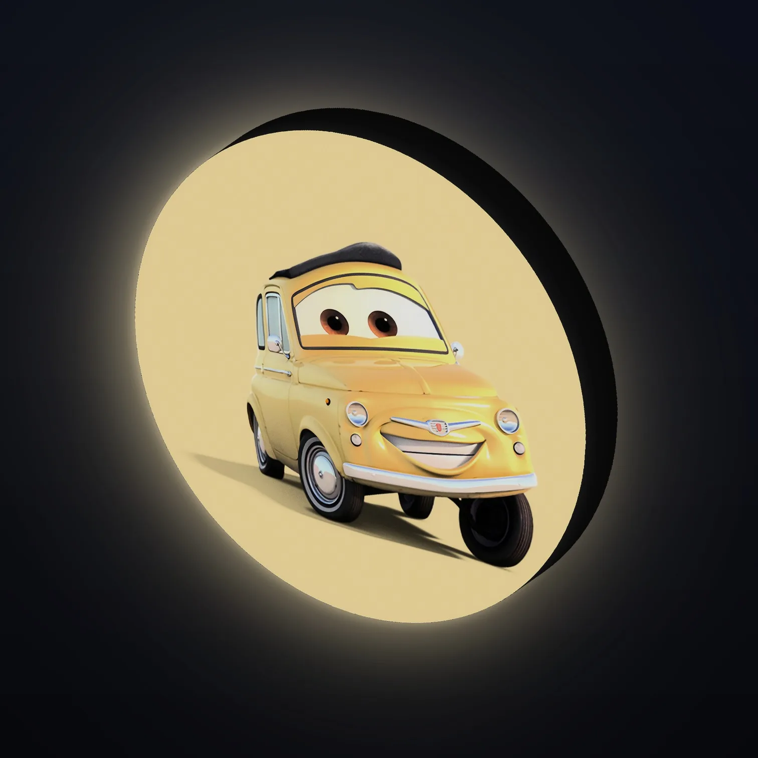 Cars Luigi Fiat 500 LED-Leuchte