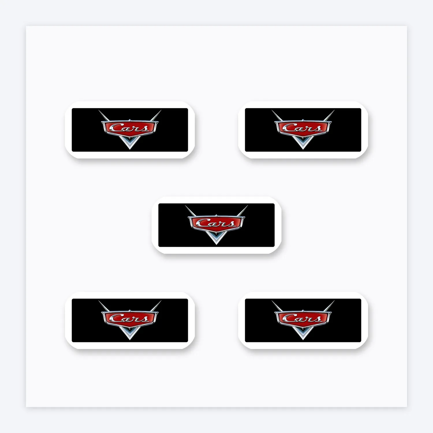 Cars Movie Emblem Aufkleber Set