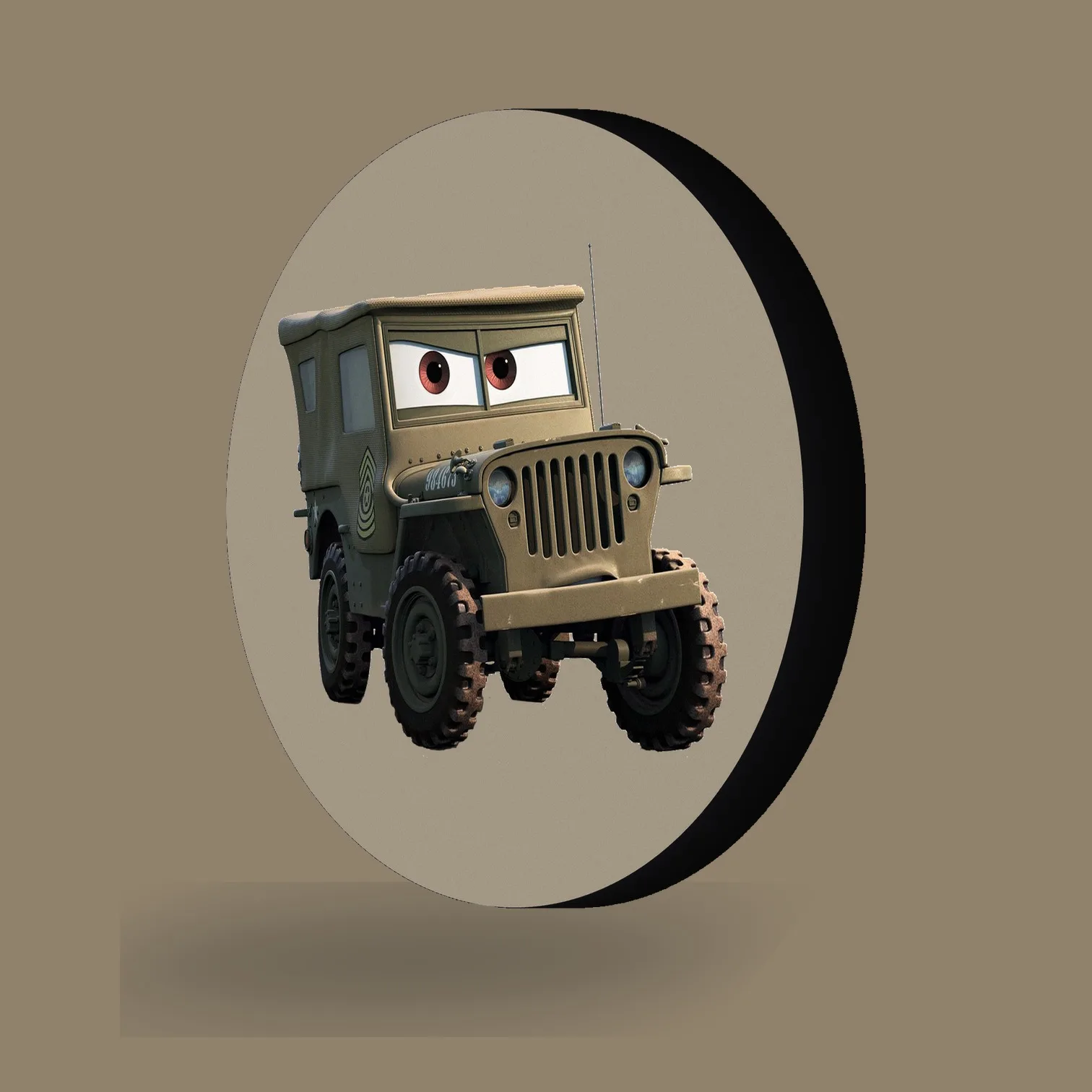 Cars Sarge Willys Jeep LED-Leuchte