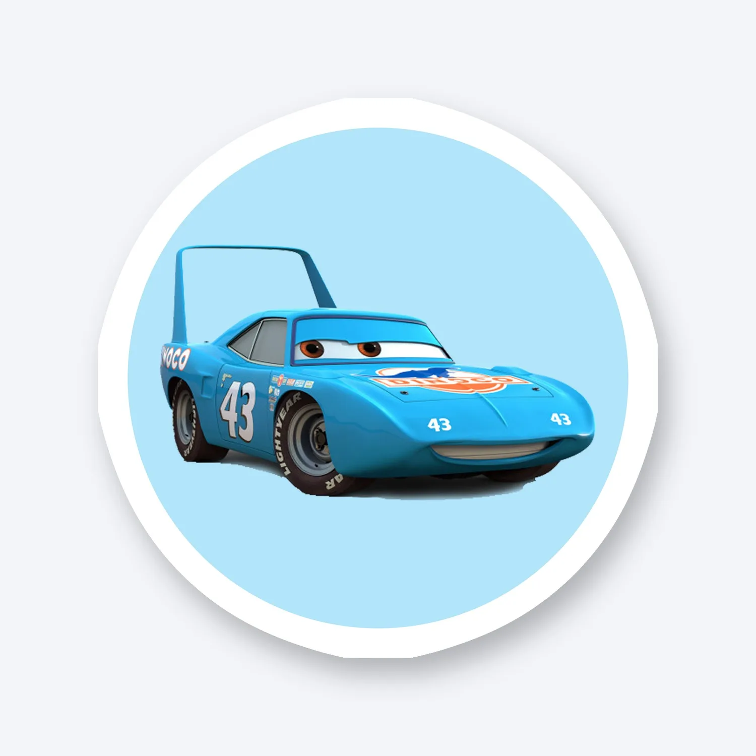 Cars Strip „The King“ Weathers Aufkleber Set