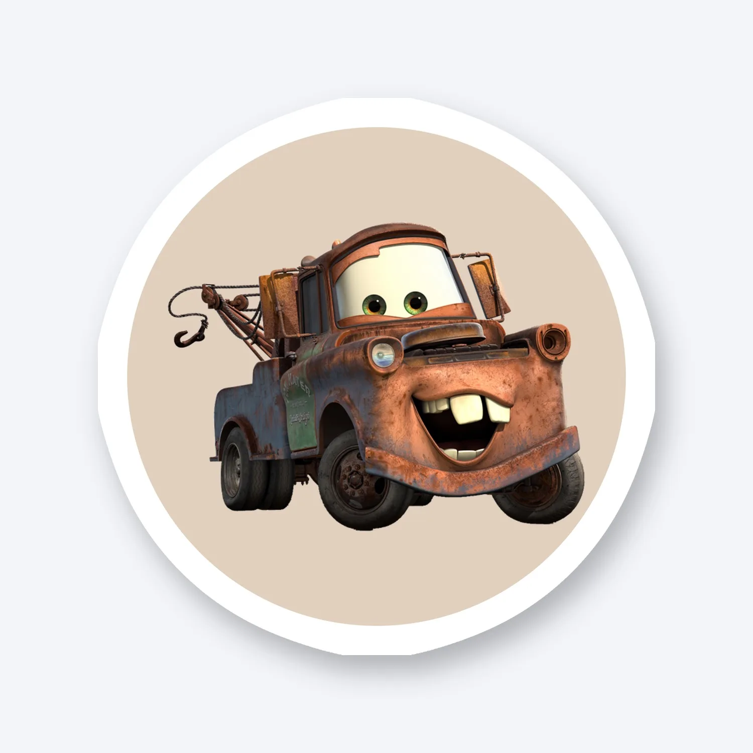 Cars Tow Mater Aufkleber Set