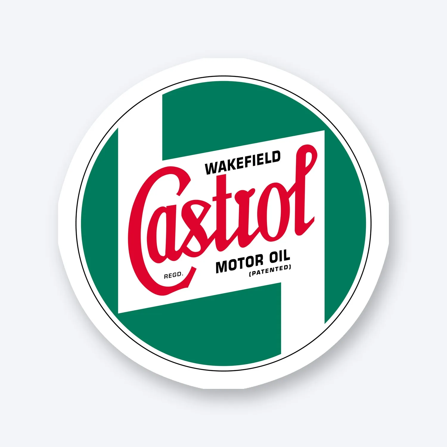 Castrol Motor Oil Klassik Aufkleber Set