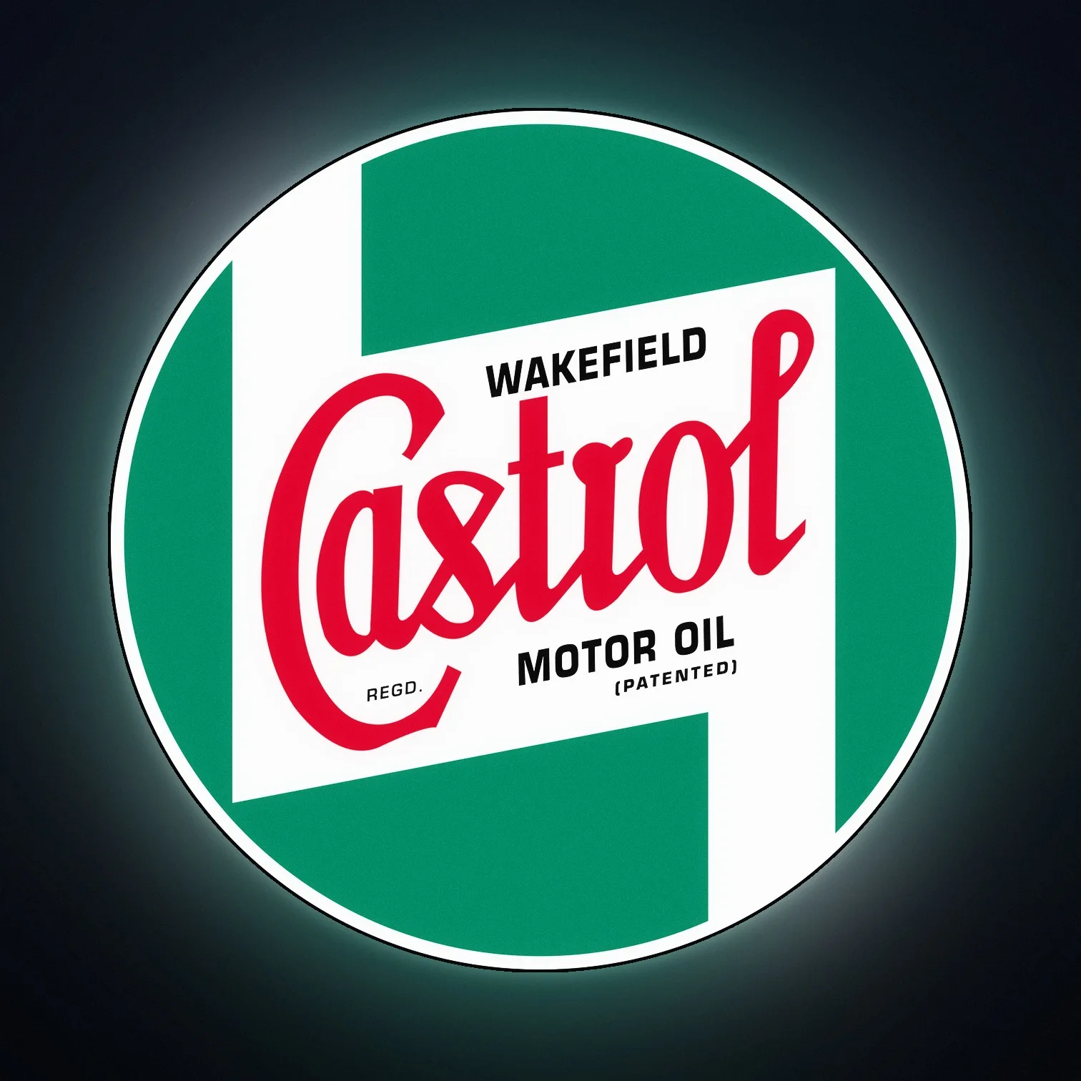Castrol Motor Oil Klassik LED-Leuchte