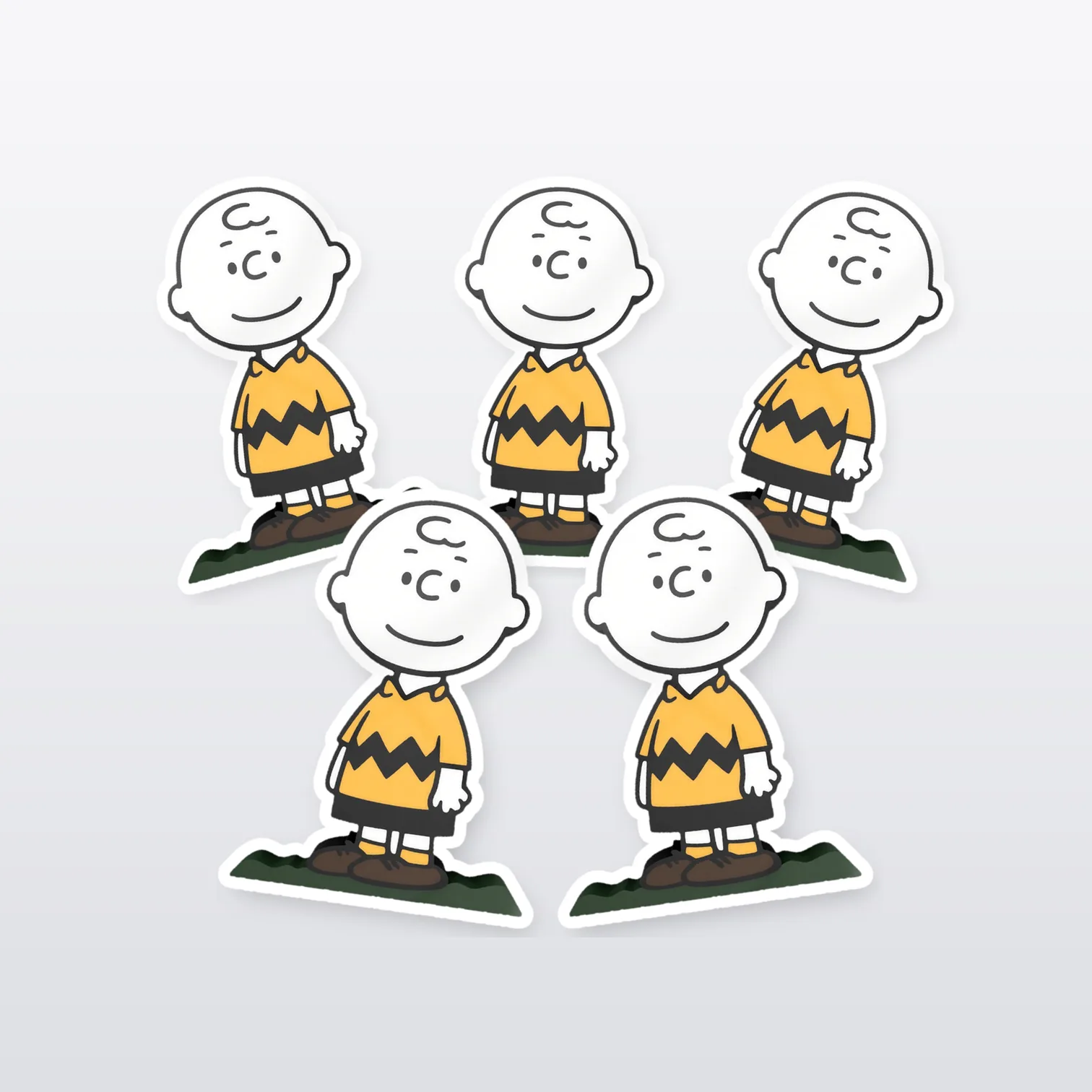 Charlie Brown Aufkleber Set – 5 Sticker