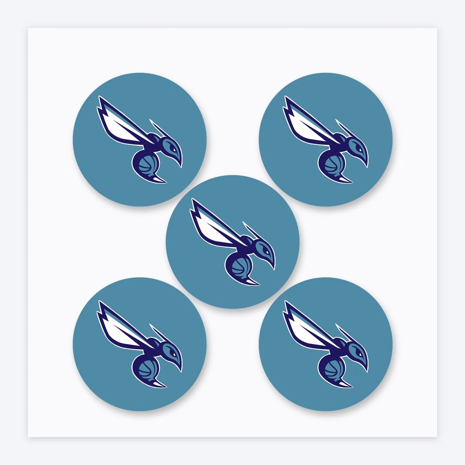 Charlotte Hornets NBA Aufkleber Set