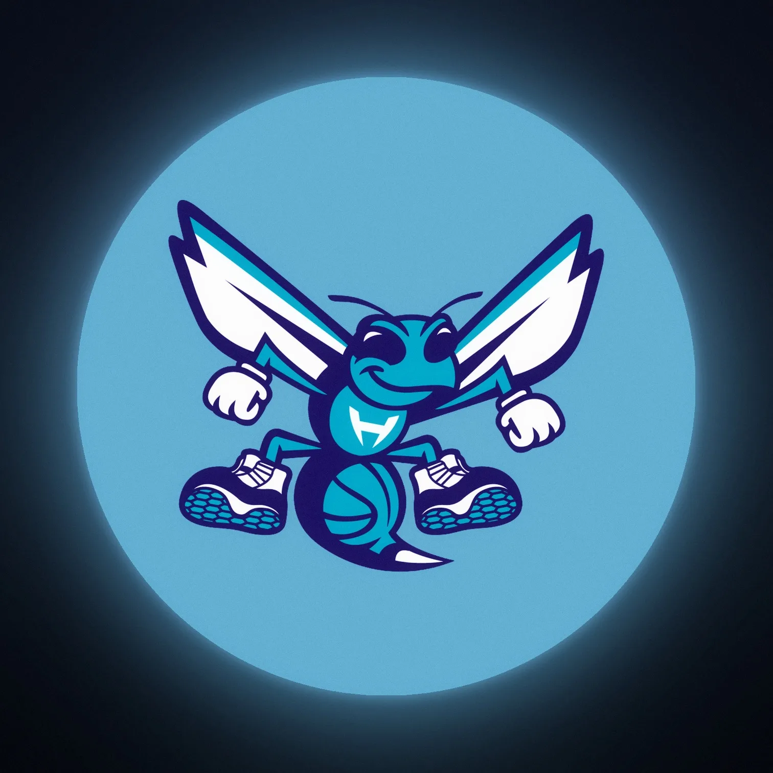 Charlotte Hornets NBA LED-Leuchte II