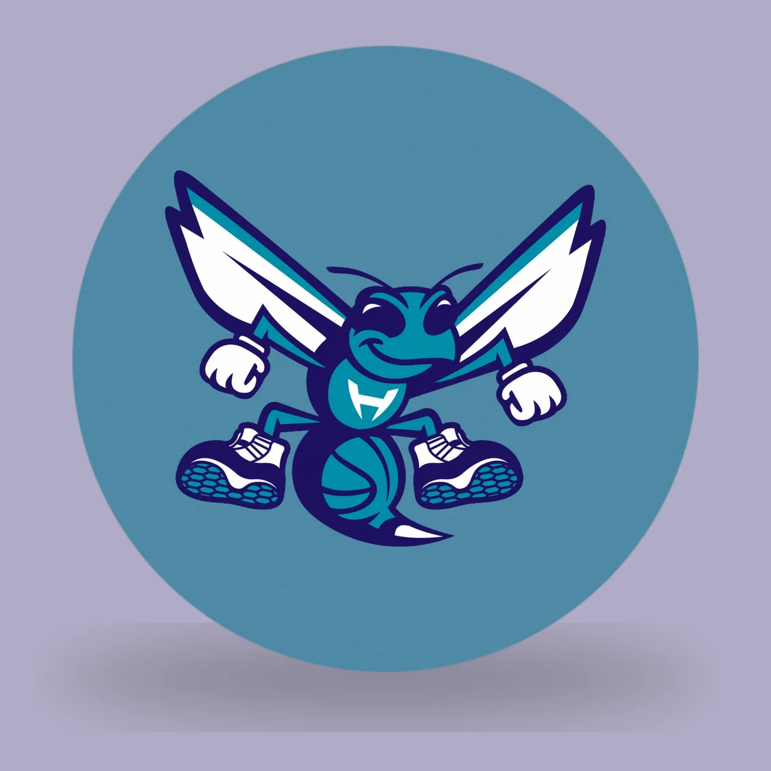 Charlotte Hornets NBA LED-Leuchte II