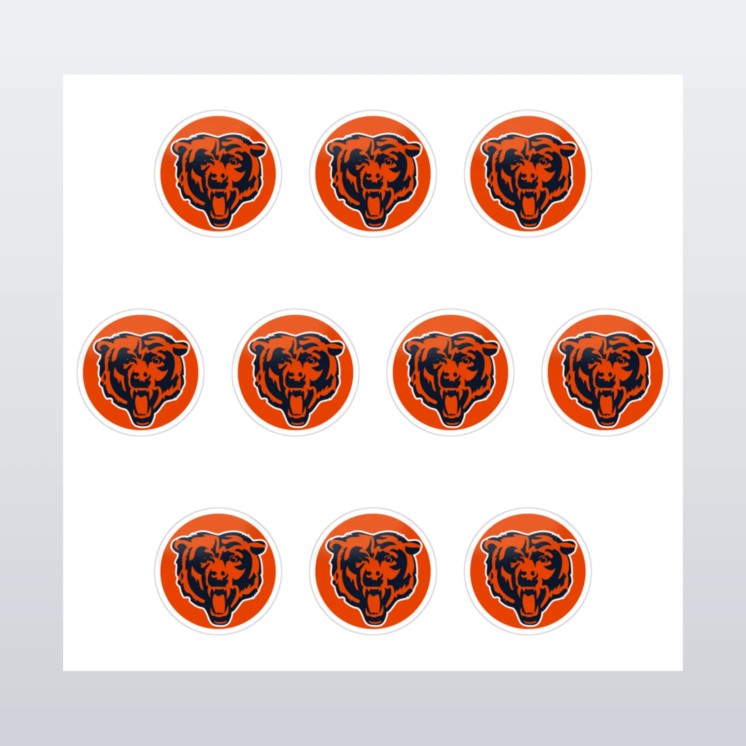 Chicago Bears Aufkleber Set I