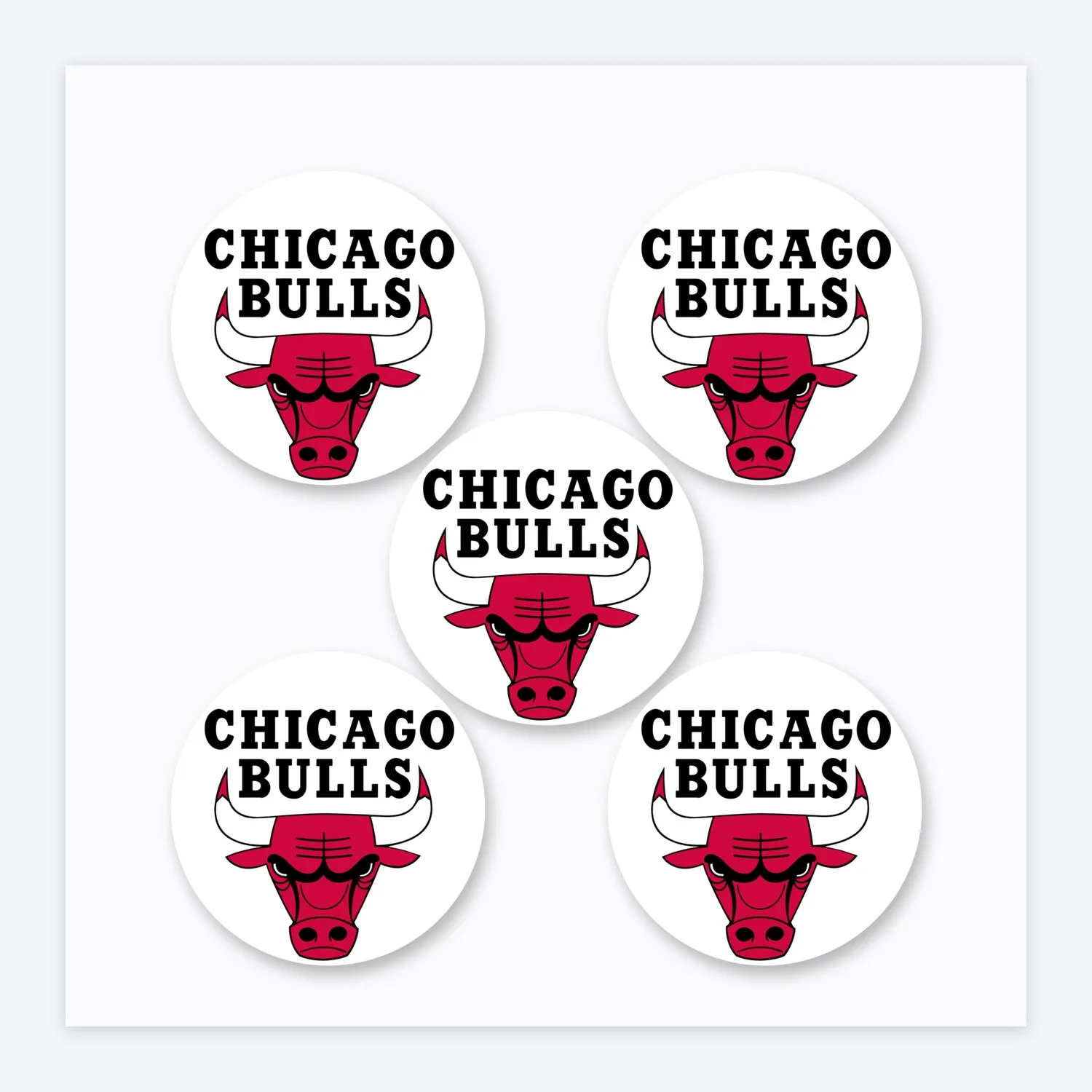 Chicago Bulls NBA Aufkleber Set