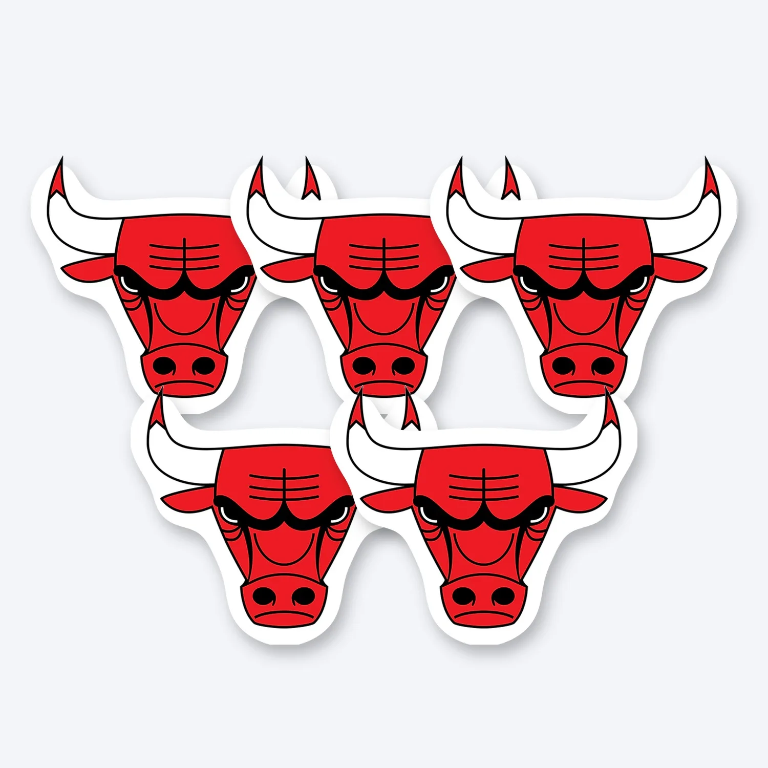 Chicago Bulls Stier Aufkleber Set