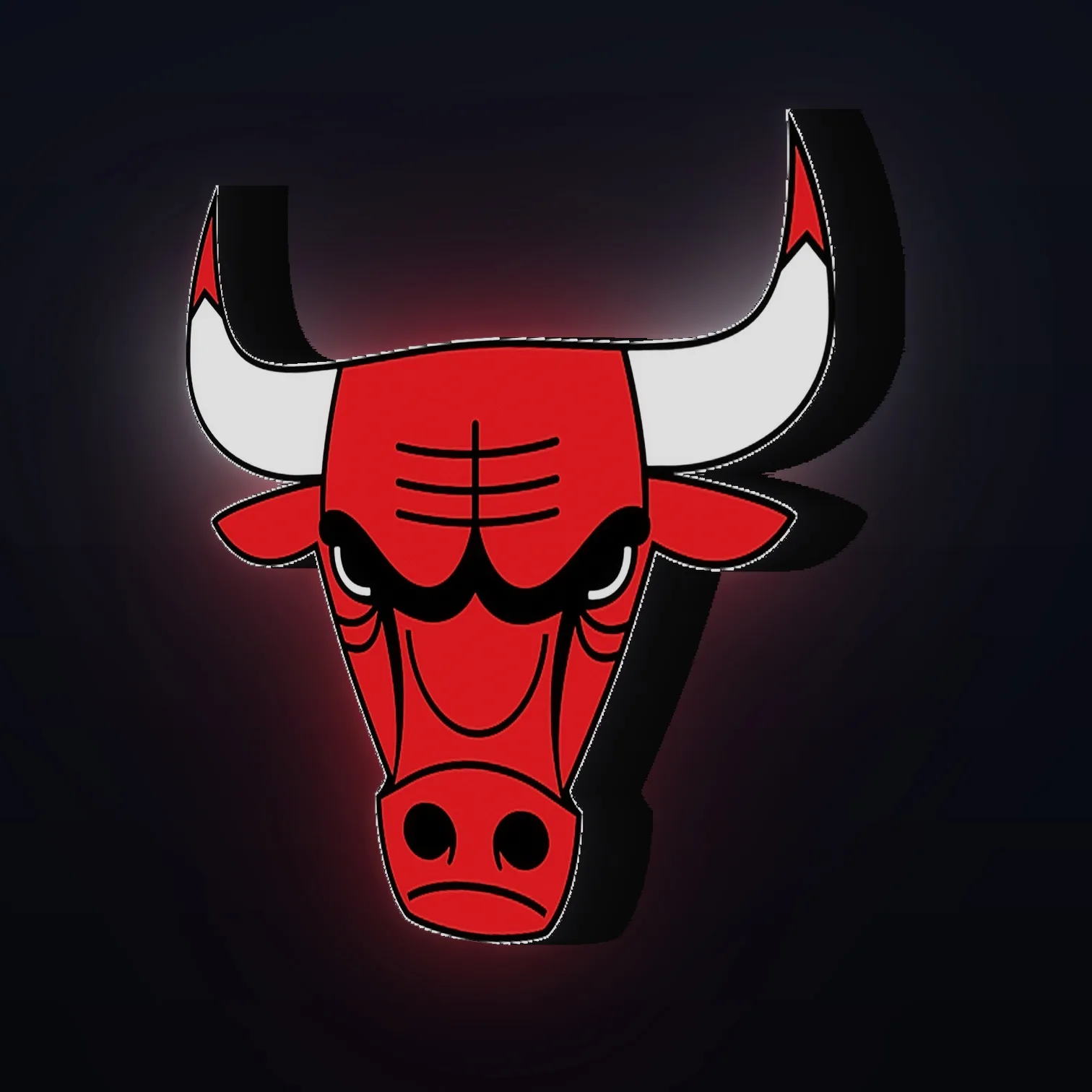 Chicago Bulls Stier LED-Leuchte