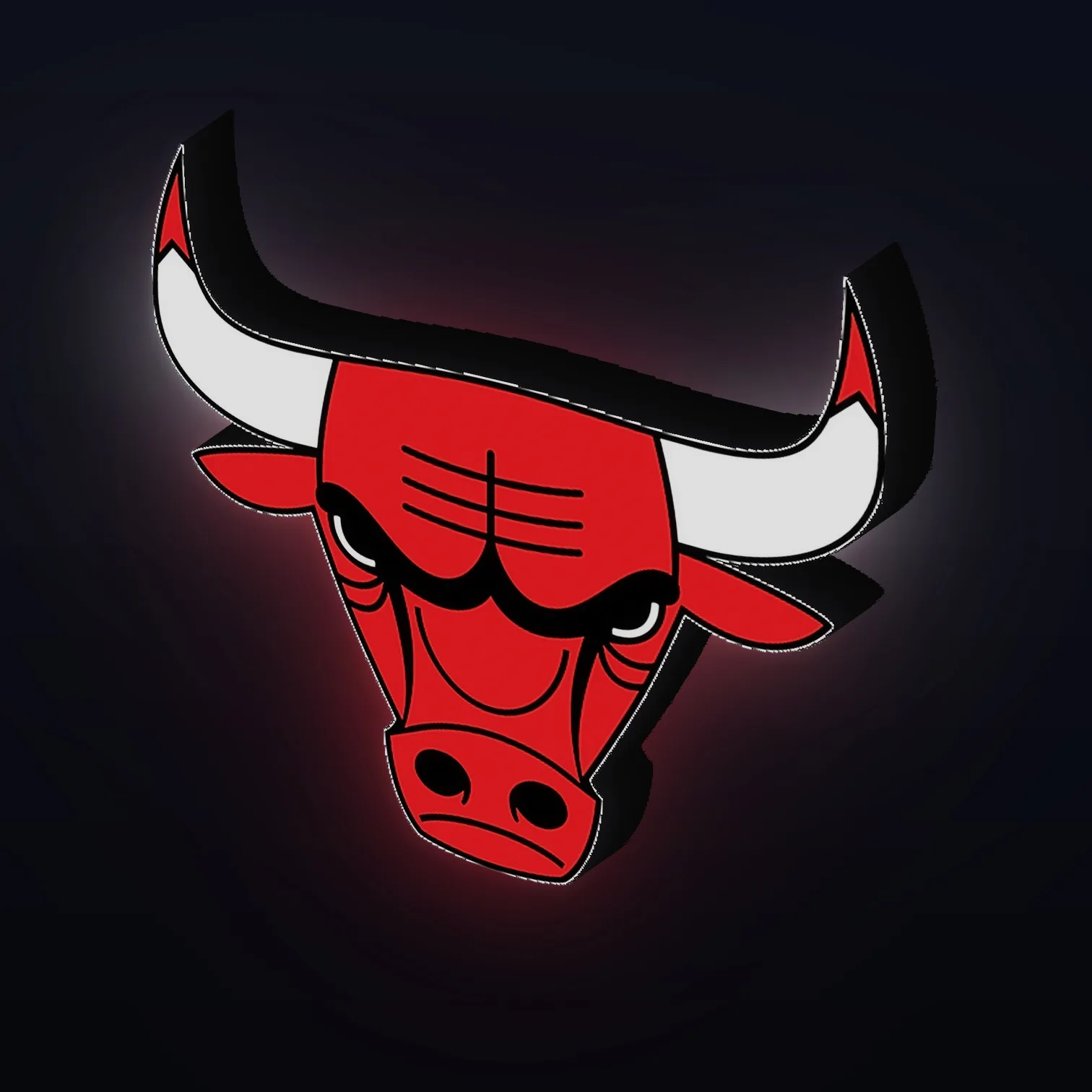 Chicago Bulls Stier LED-Leuchte