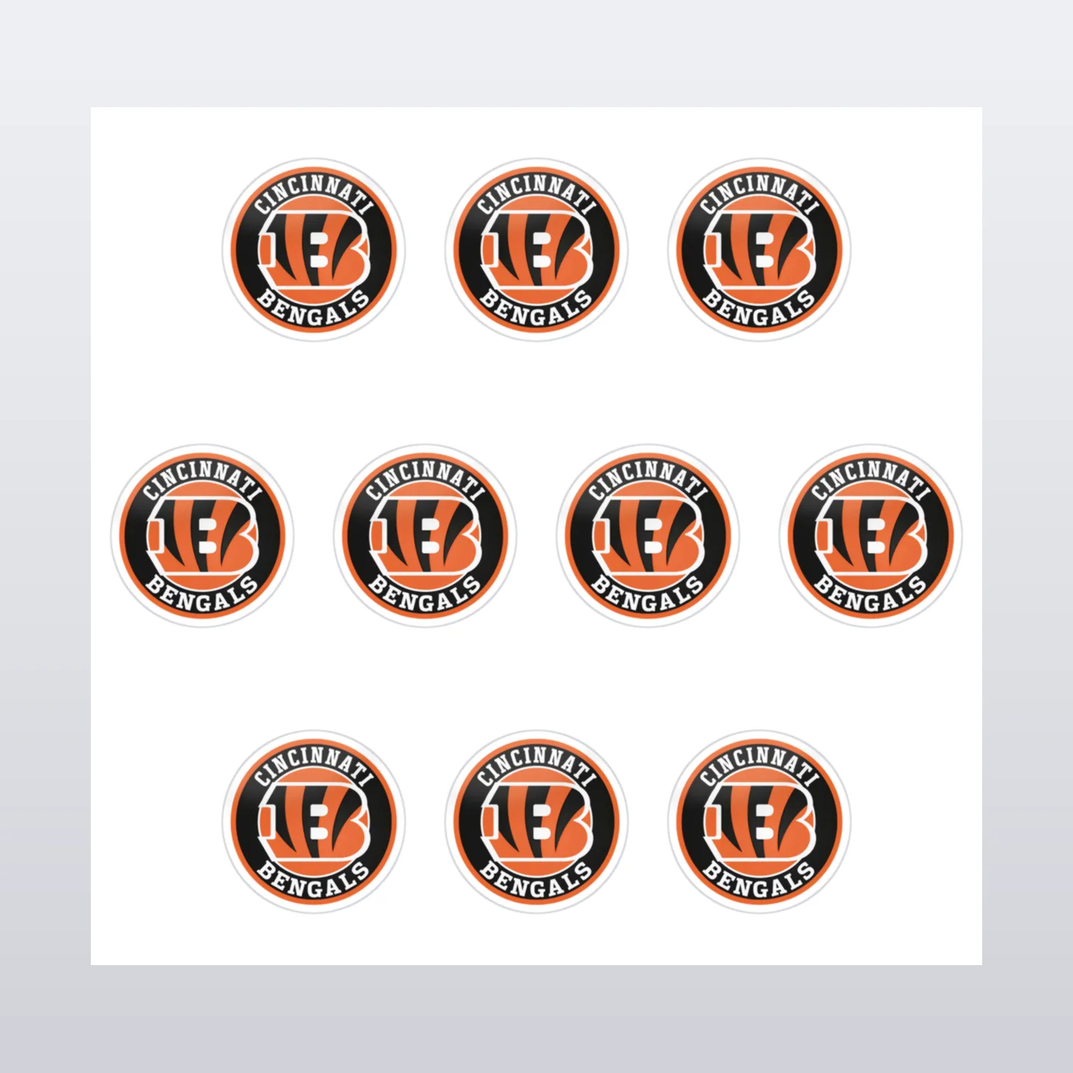 Cincinnati Bengals Aufkleber Set I