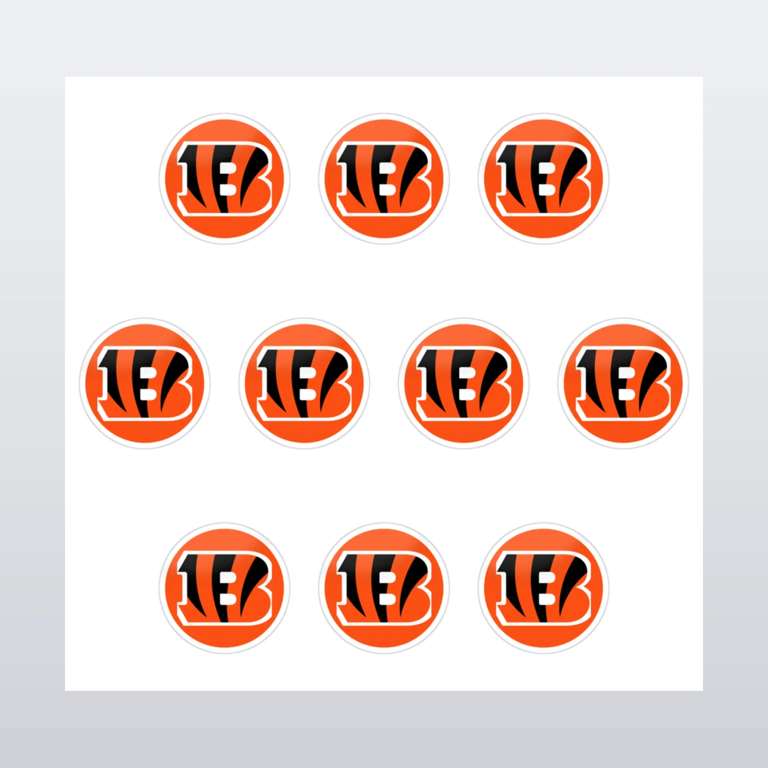 Cincinnati Bengals Aufkleber Set II