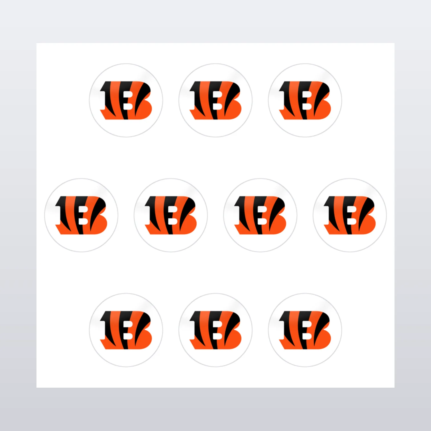 Cincinnati Bengals Aufkleber Set III
