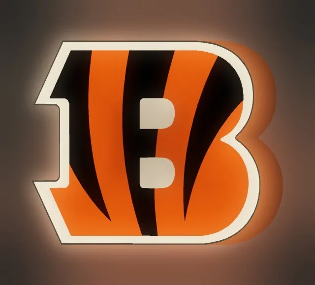 Cincinnati Bengals LED-Leuchtschild