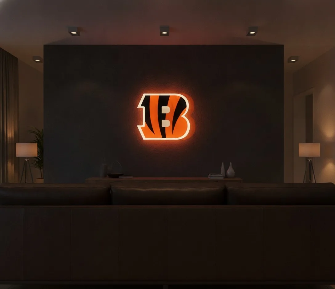 Cincinnati Bengals LED-Leuchtschild