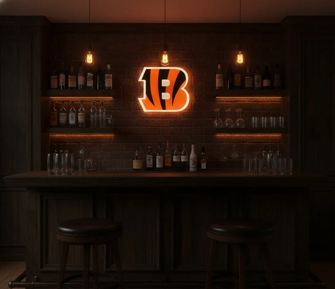 Cincinnati Bengals LED-Leuchtschild