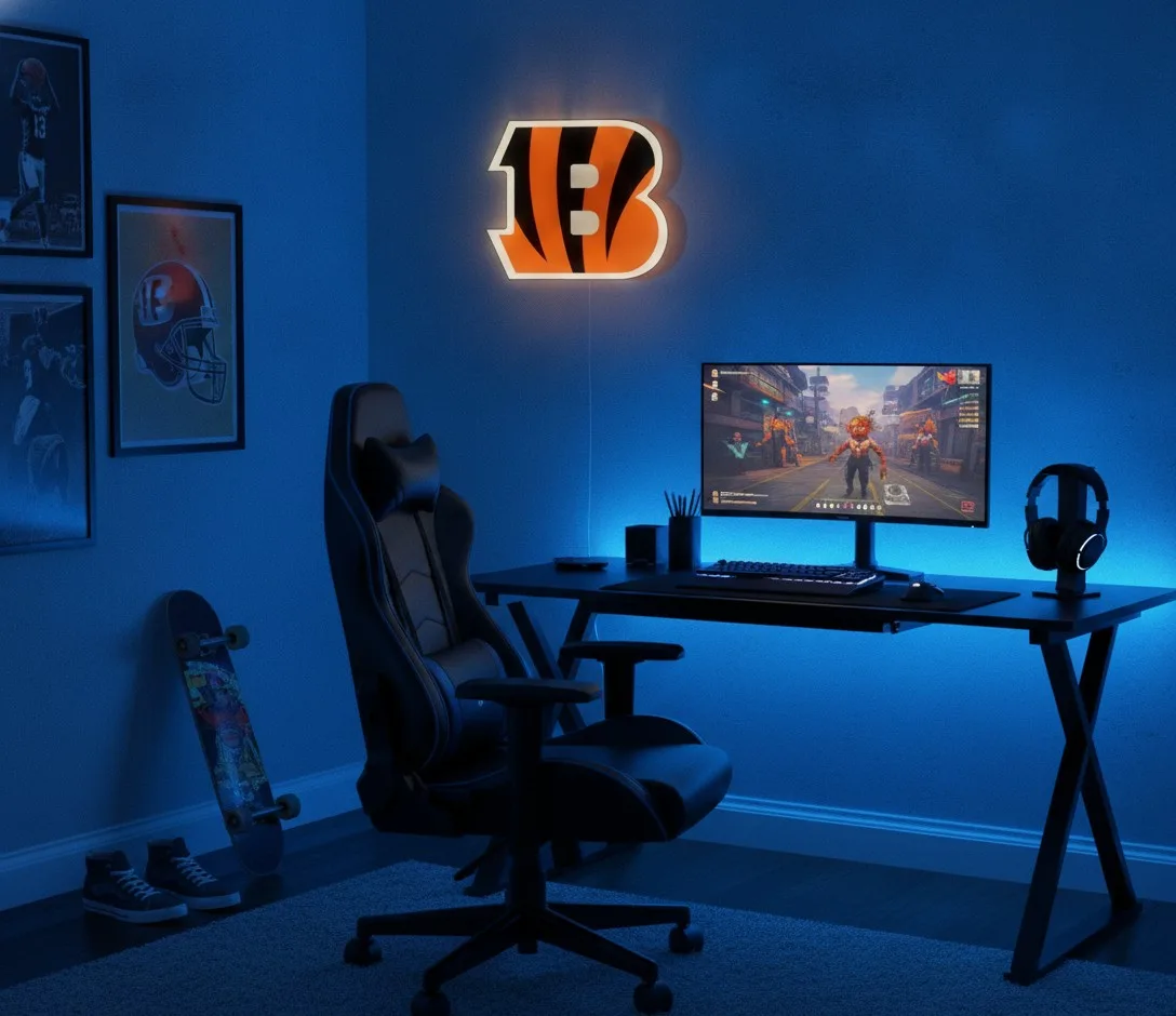 Cincinnati Bengals LED-Leuchtschild