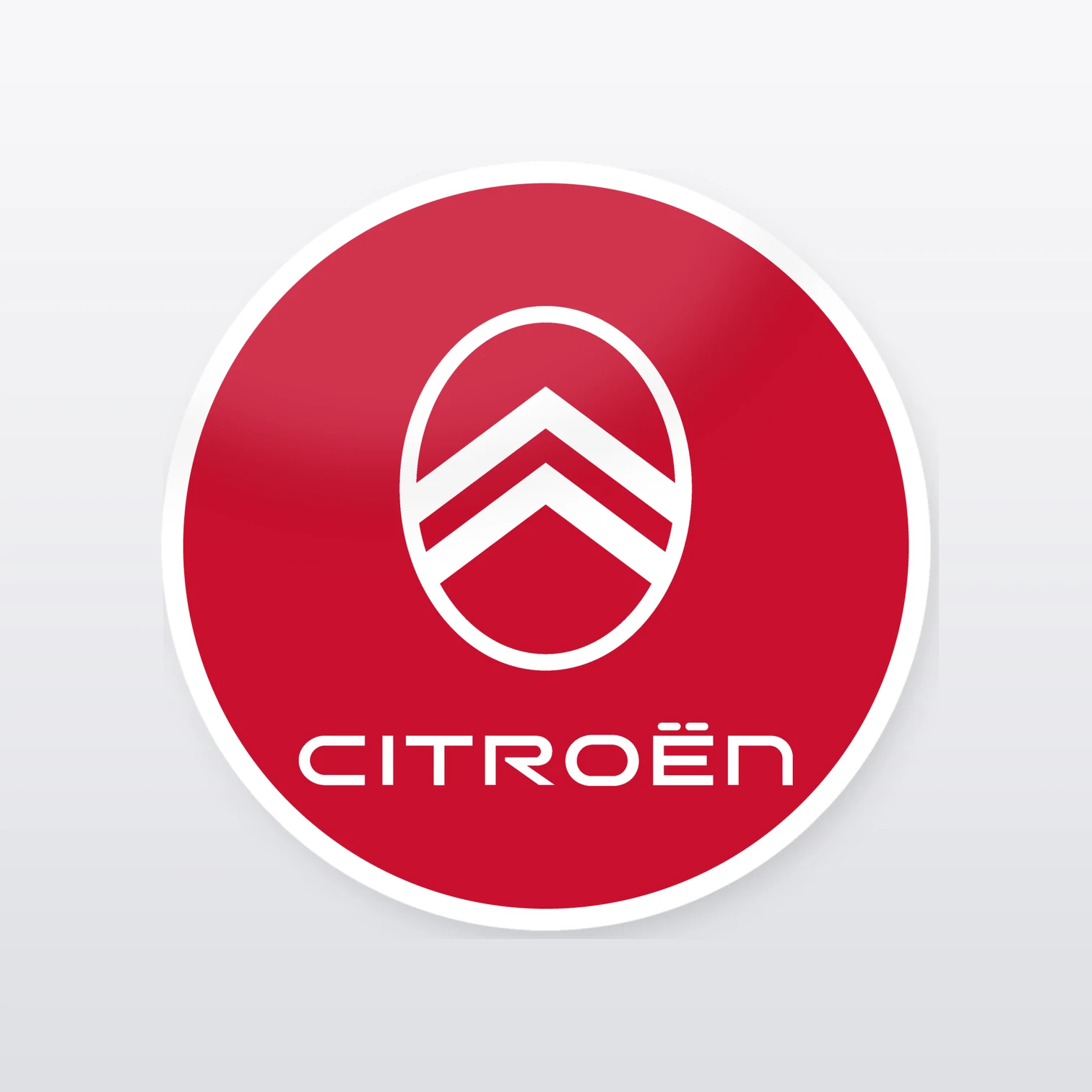 Citroën Aufkleber Set – einzelner Aufkleber in Großaufnahme