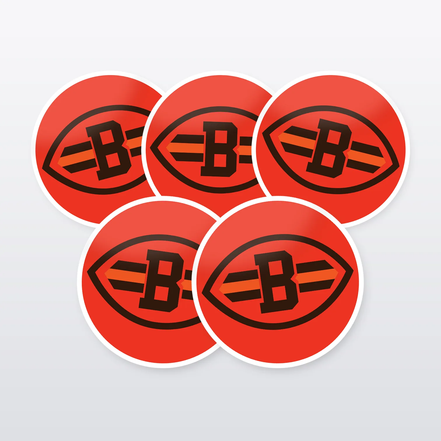 Cleveland Browns Aufkleber Set II