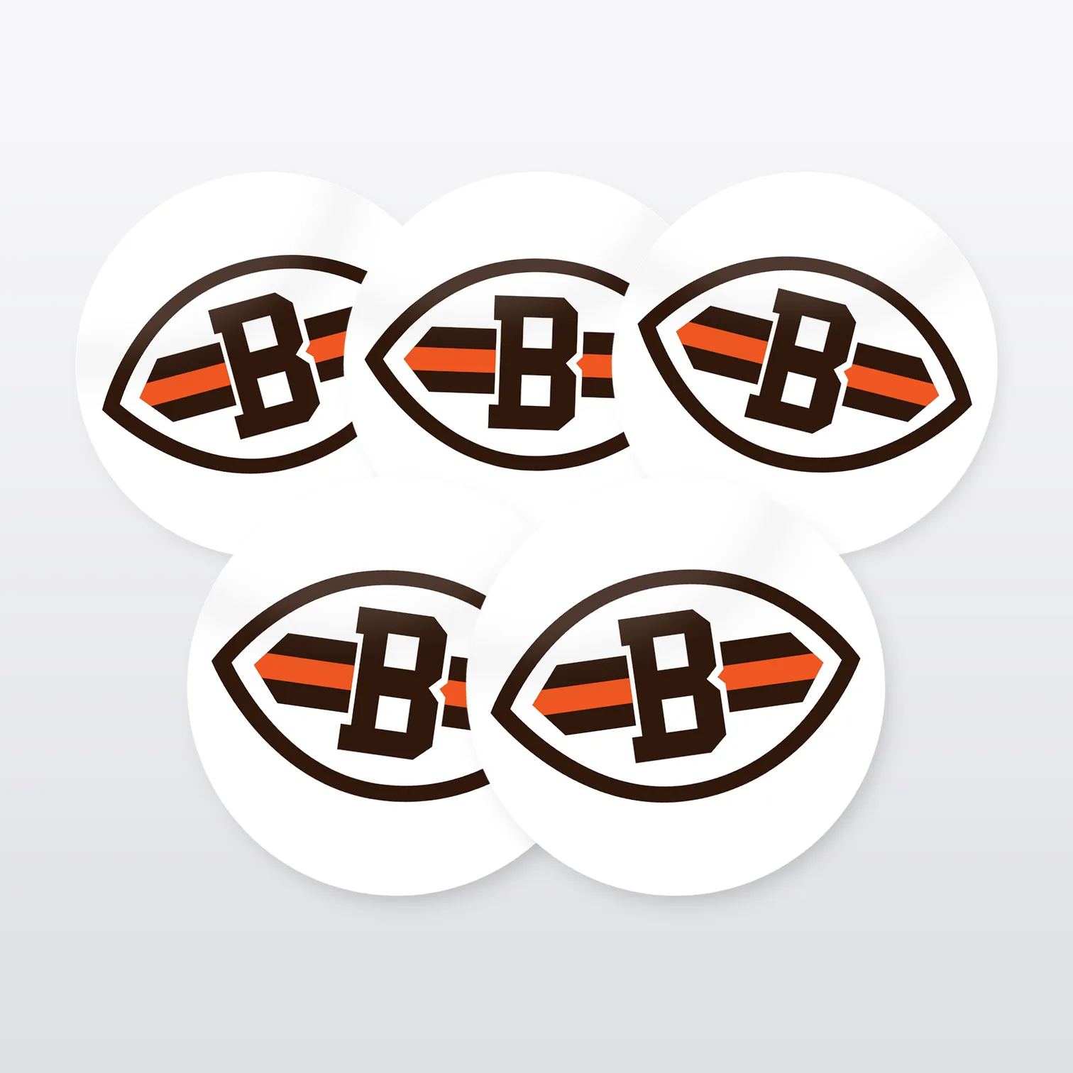 Cleveland Browns Aufkleber Set III