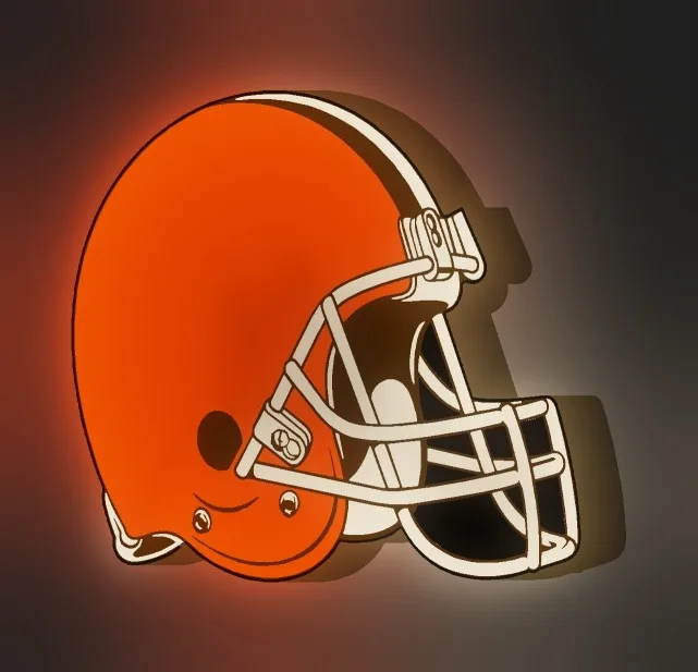 Cleveland Browns LED-Leuchtschild
