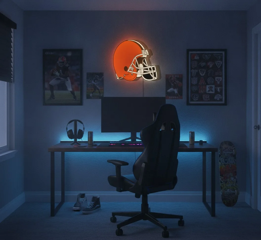Cleveland Browns LED-Leuchtschild