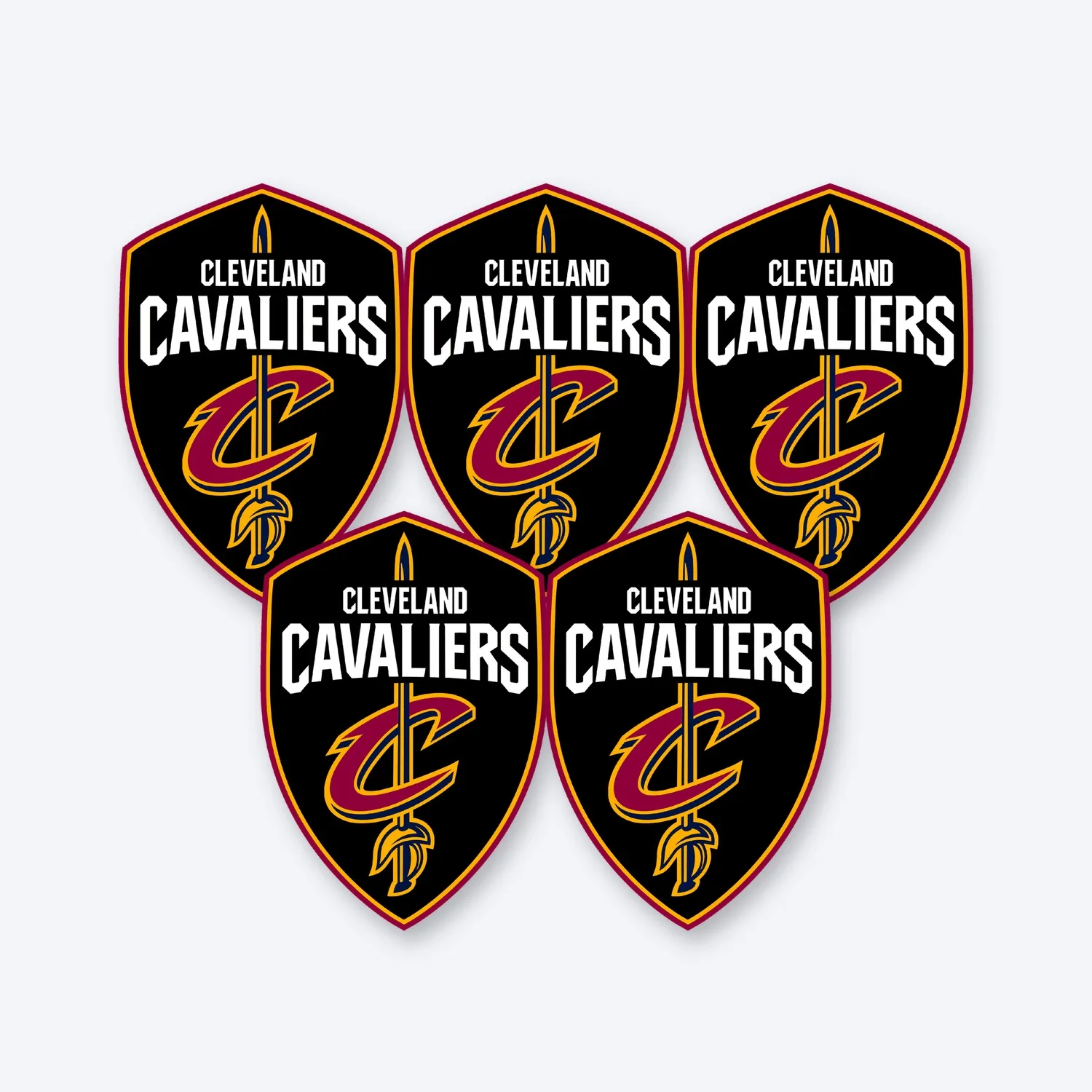 Cleveland Cavaliers NBA Aufkleber Set I