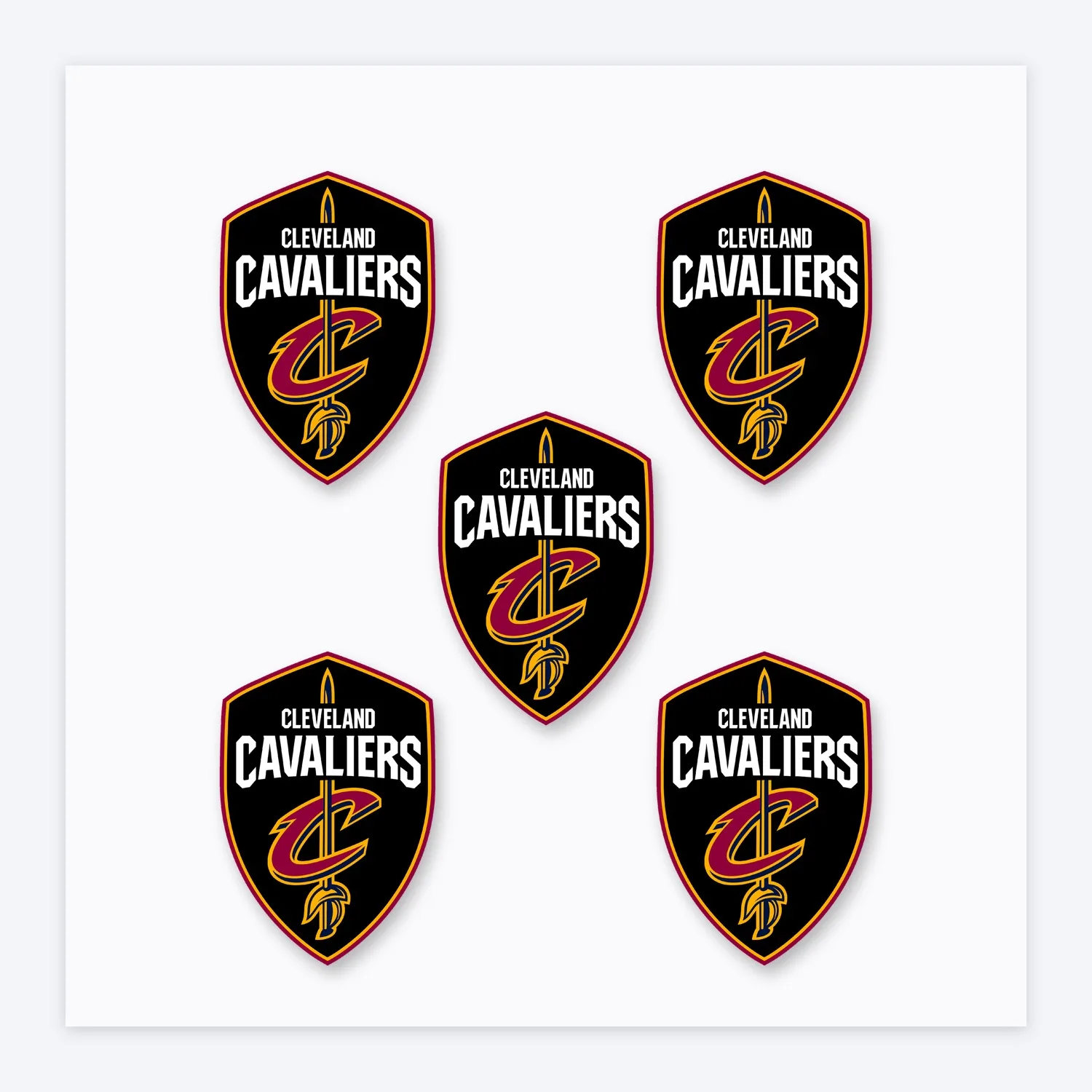 Cleveland Cavaliers NBA Aufkleber Set I
