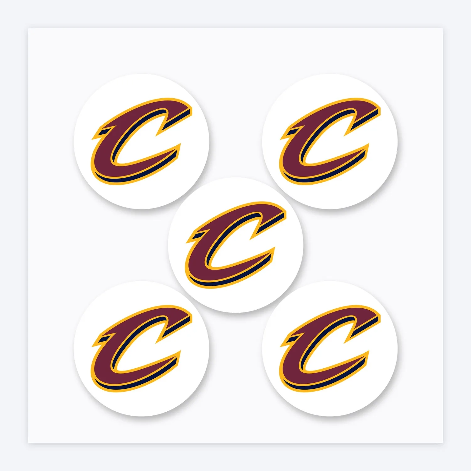 Cleveland Cavaliers NBA Aufkleber Set III