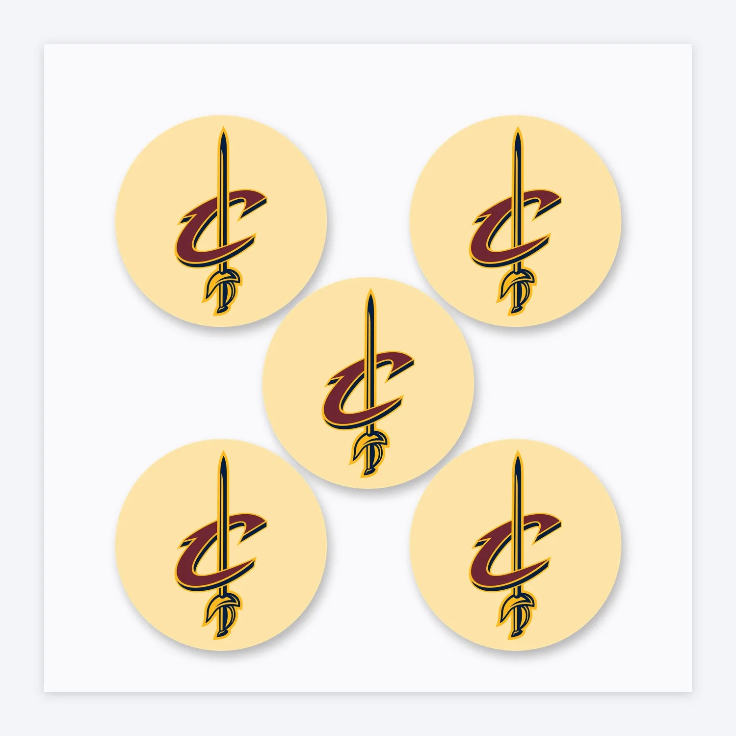 Cleveland Cavaliers NBA Aufkleber Set IV