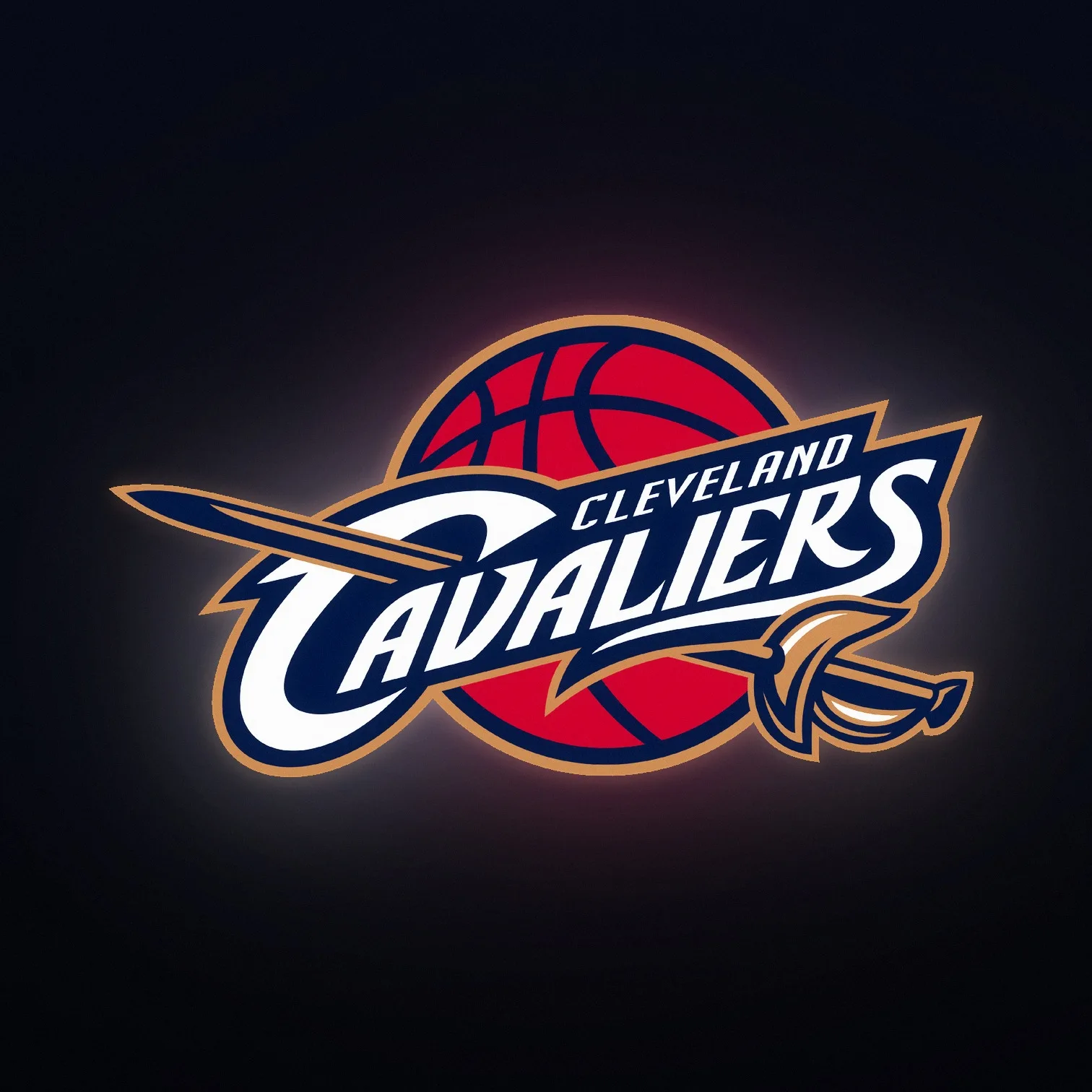 Cleveland Cavaliers NBA LED-Leuchte II