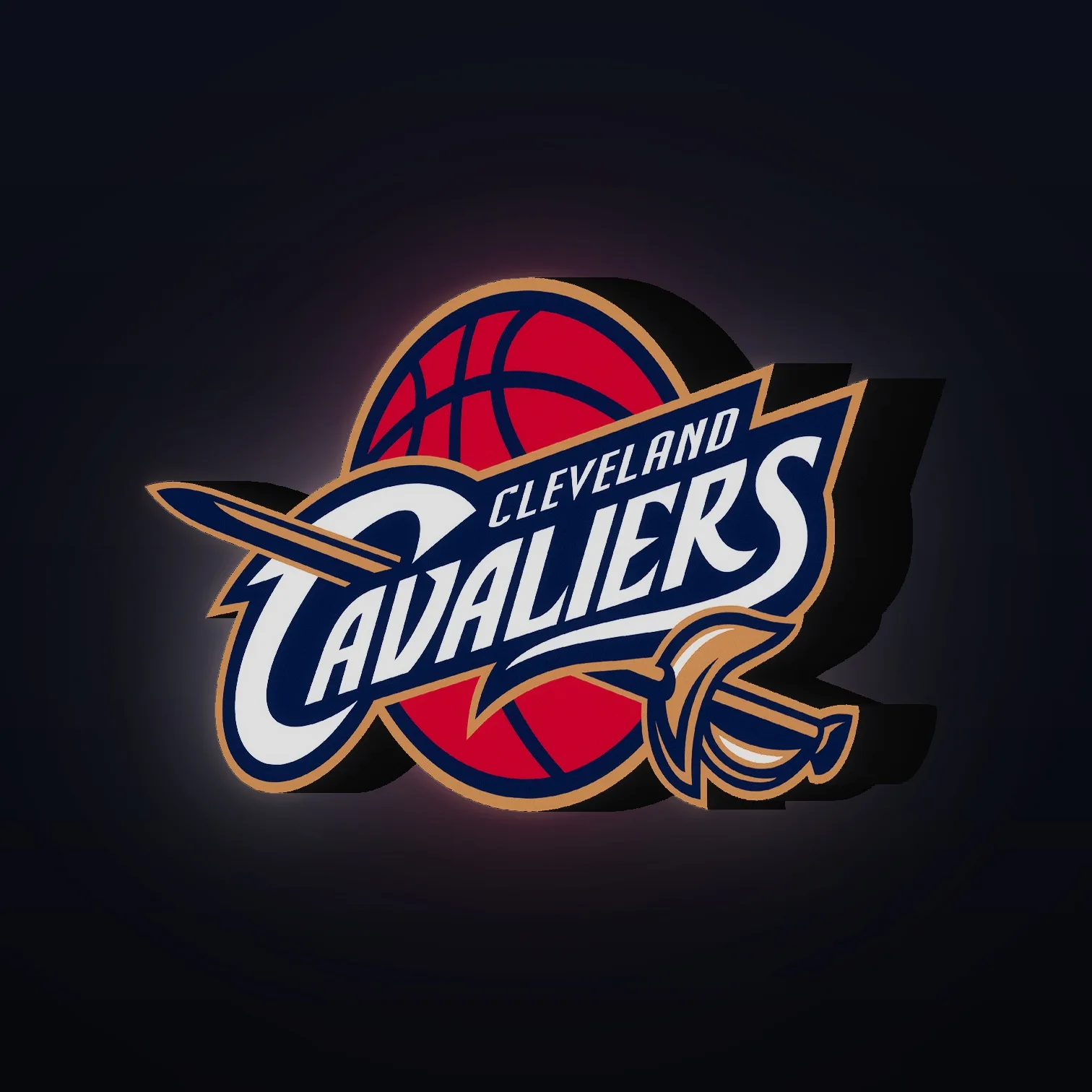 Cleveland Cavaliers NBA LED-Leuchte II
