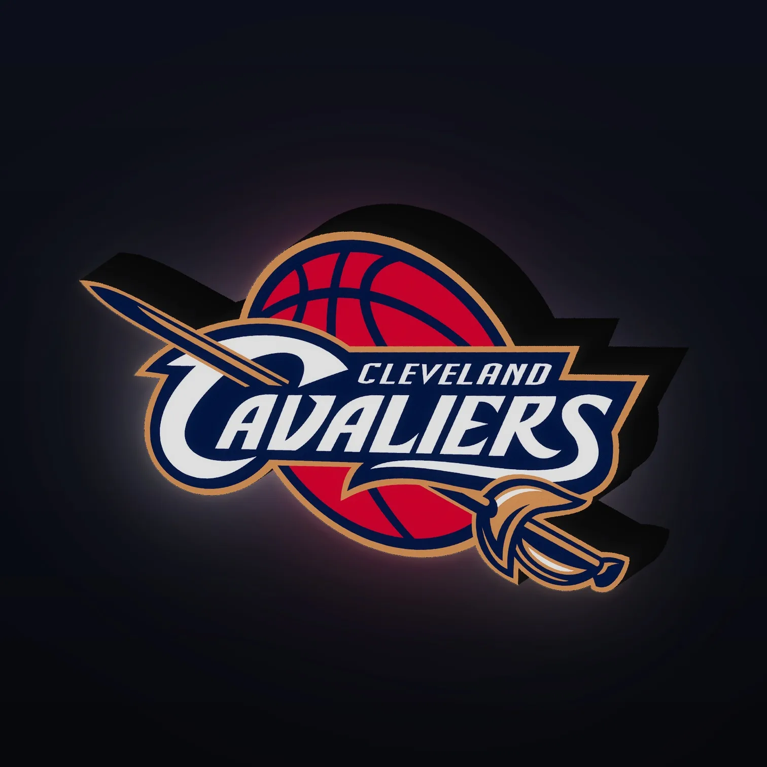 Cleveland Cavaliers NBA LED-Leuchte II