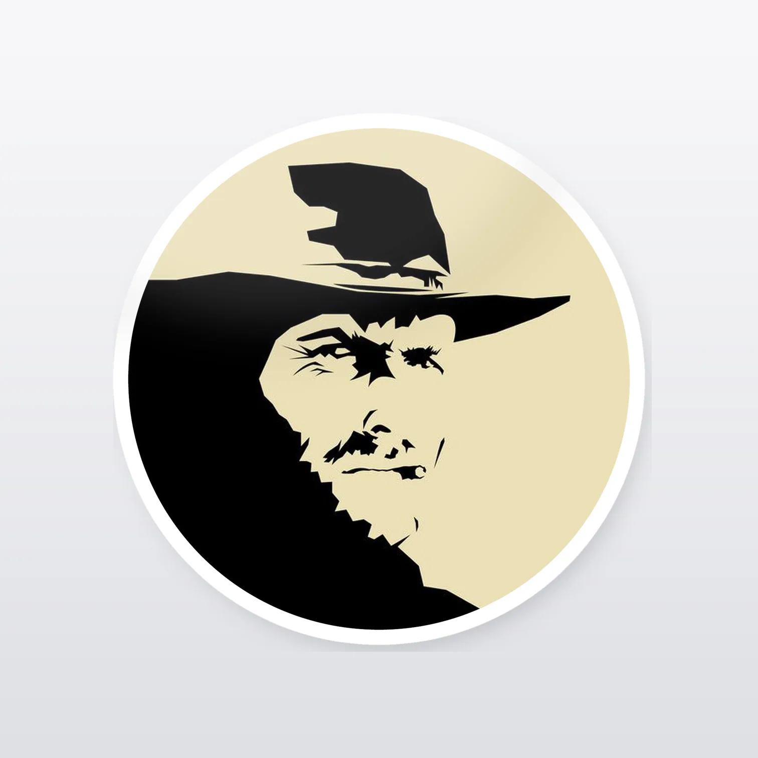 Clint Eastwood Aufkleber Set I