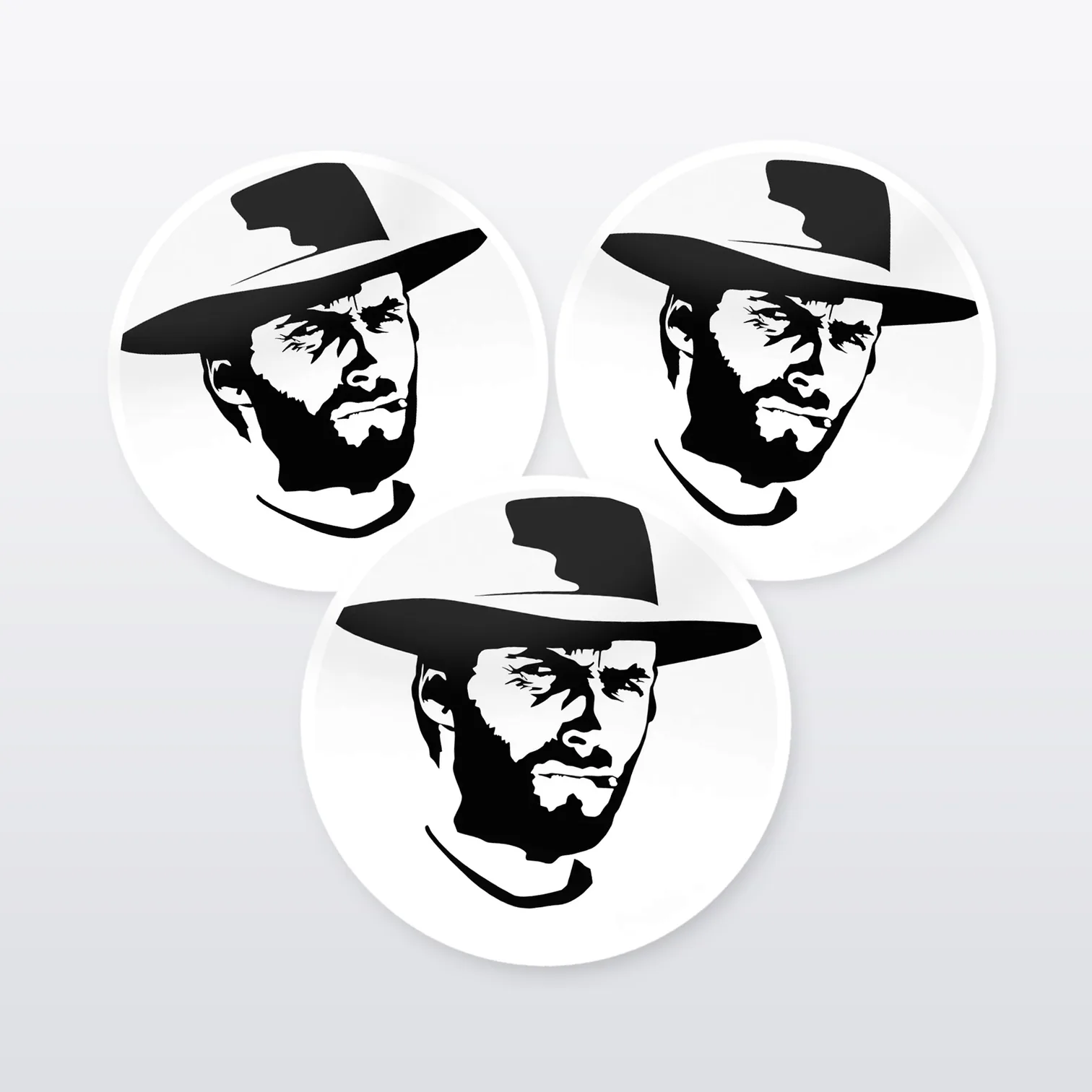 Clint Eastwood Aufkleber Set II – 5 Sticker