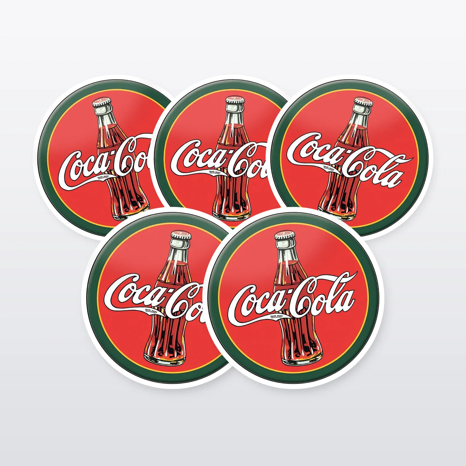Coca Cola Aufkleber Set III