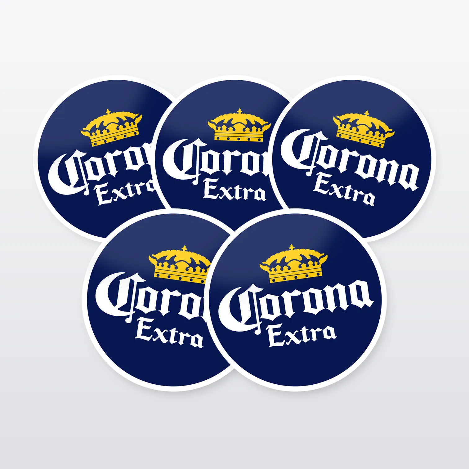 Corona Extra Aufkleber Set I – 5 Sticker