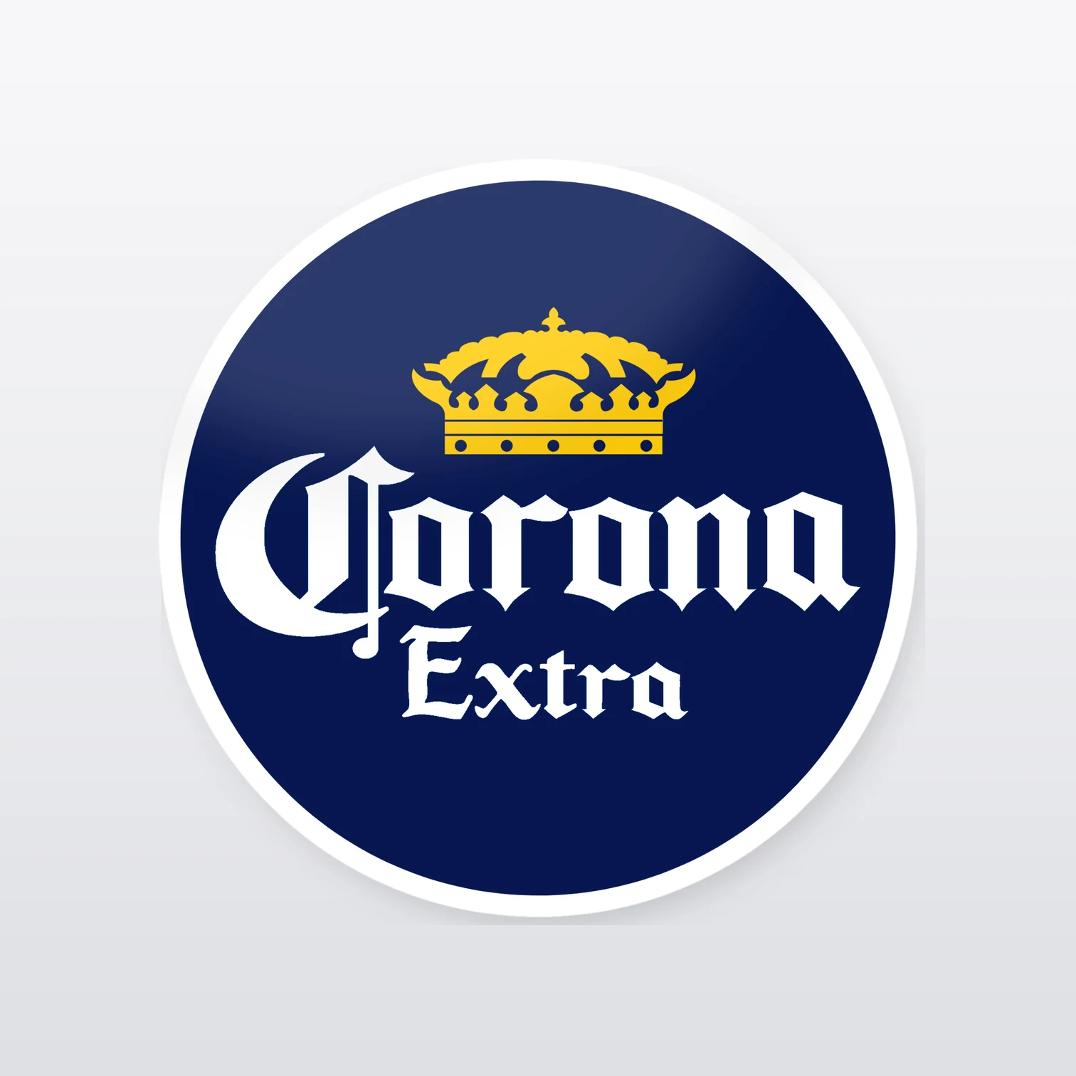 Corona Extra Aufkleber Set I – einzelner Aufkleber in Großaufnahme