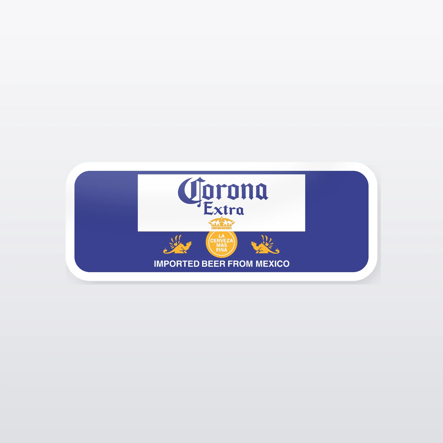 Corona Extra Aufkleber Set II – einzelner Aufkleber in Großaufnahme