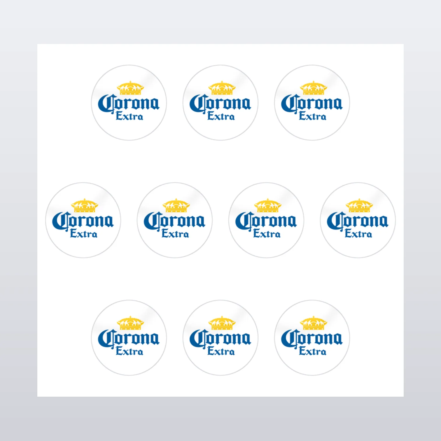 Corona Extra Aufkleber Set III