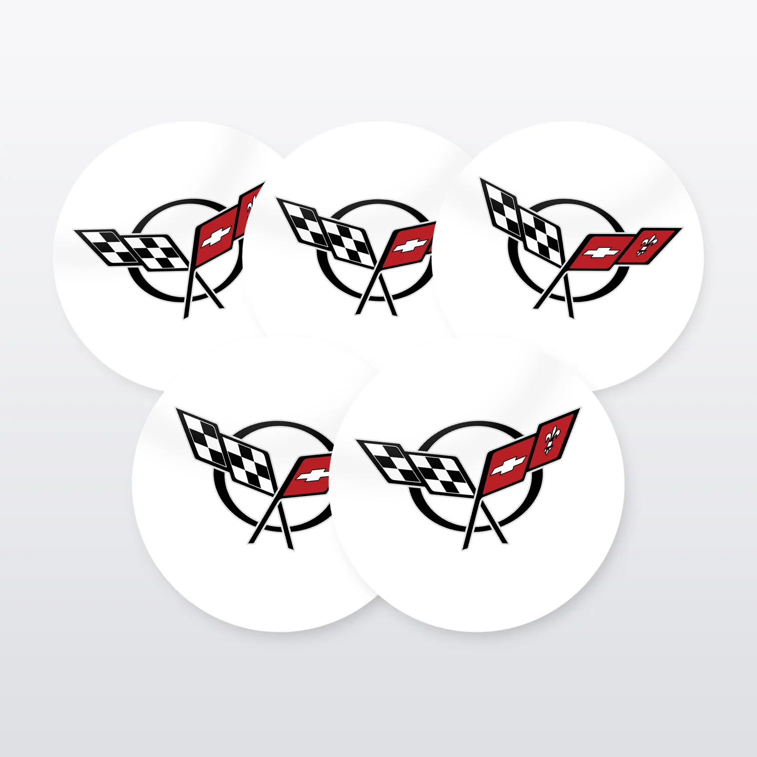 Corvette Aufkleber Set I – 5 Sticker