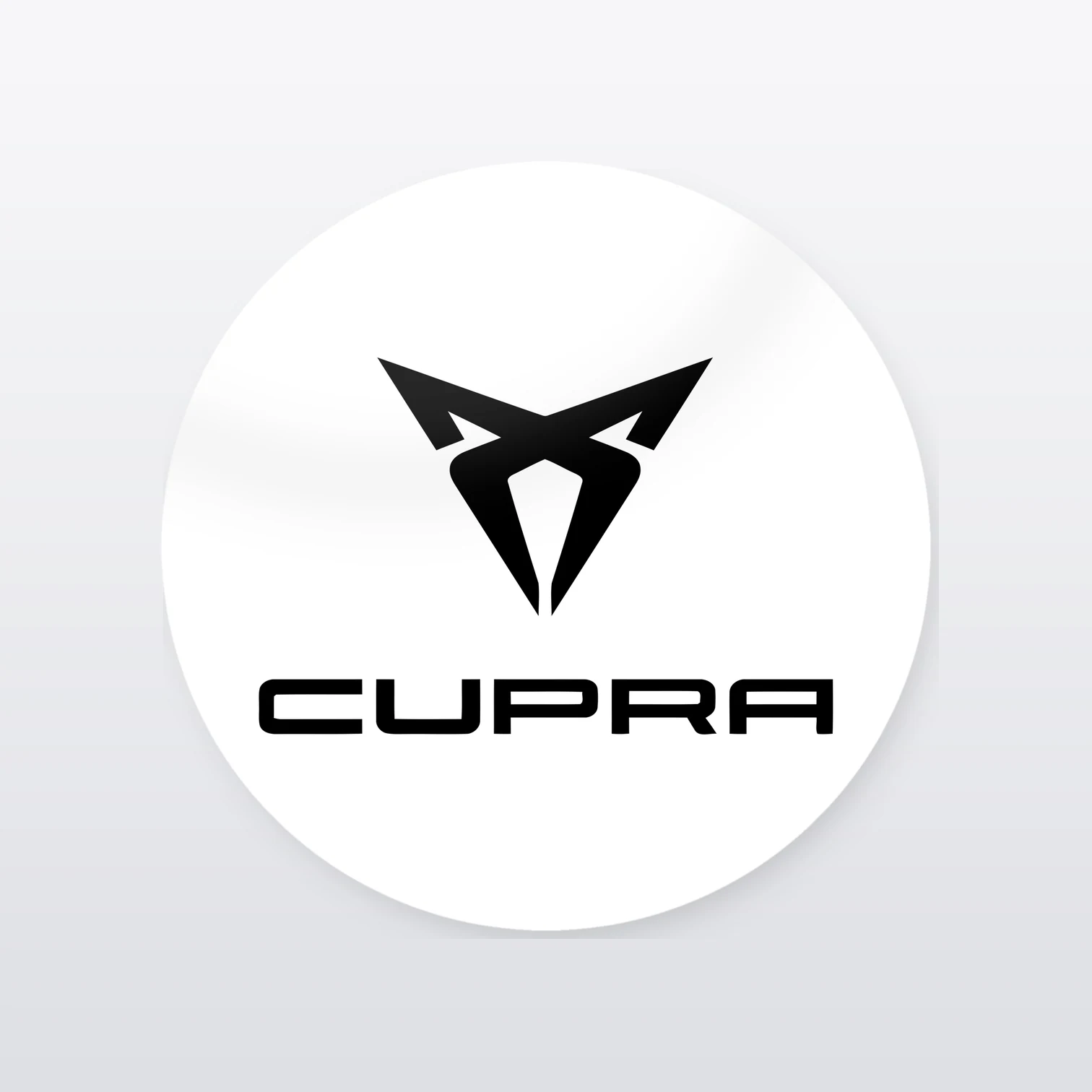 Cupra Aufkleber Set I – einzelner Aufkleber in Großaufnahme
